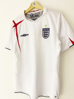 2005/07 England Home Shirt (M) 9/10