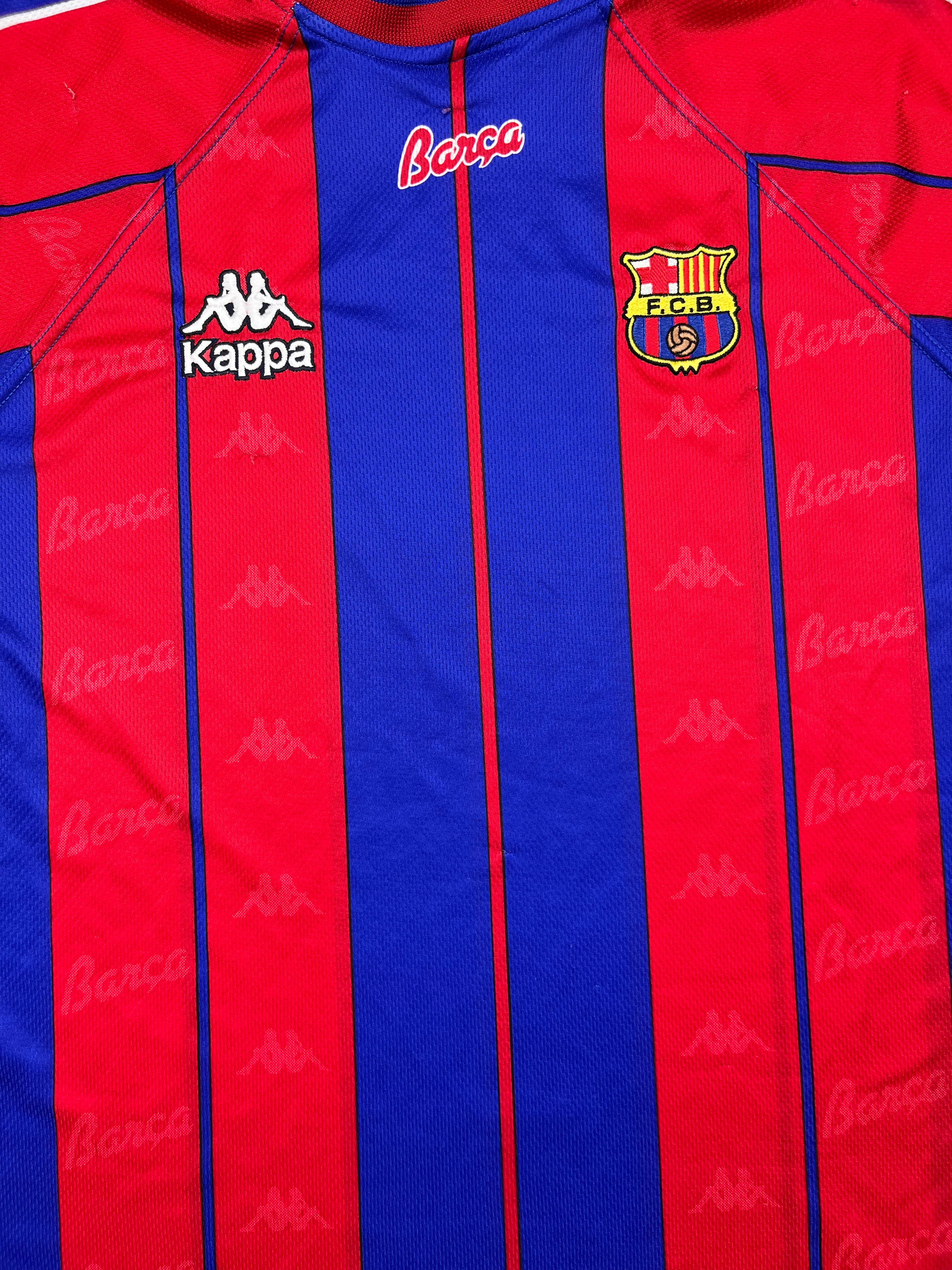 1997/98 Barcelona Home Shirt (XL) 8.5/10