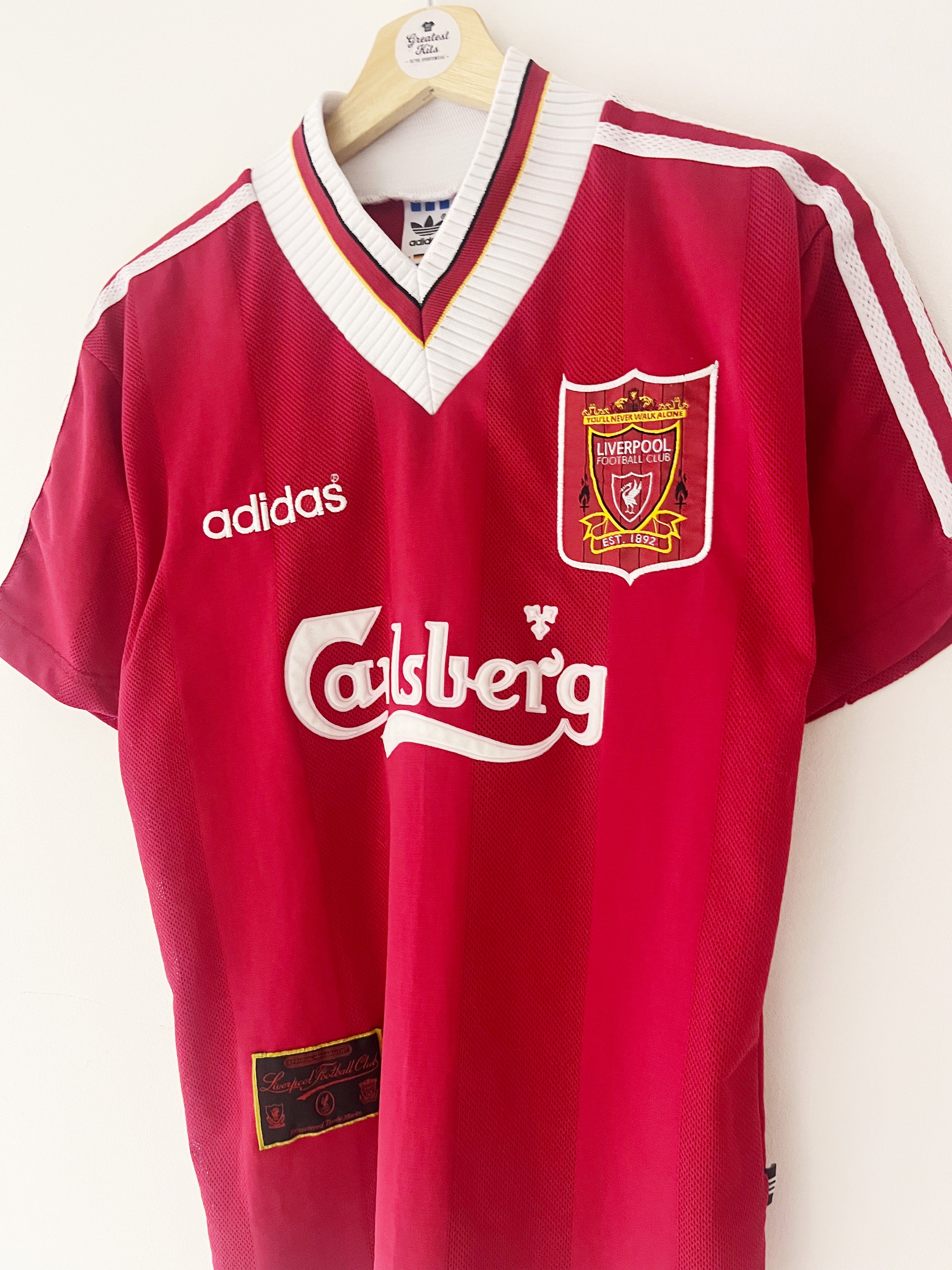 1995/96 Liverpool Home Shirt (S) 9.5/10