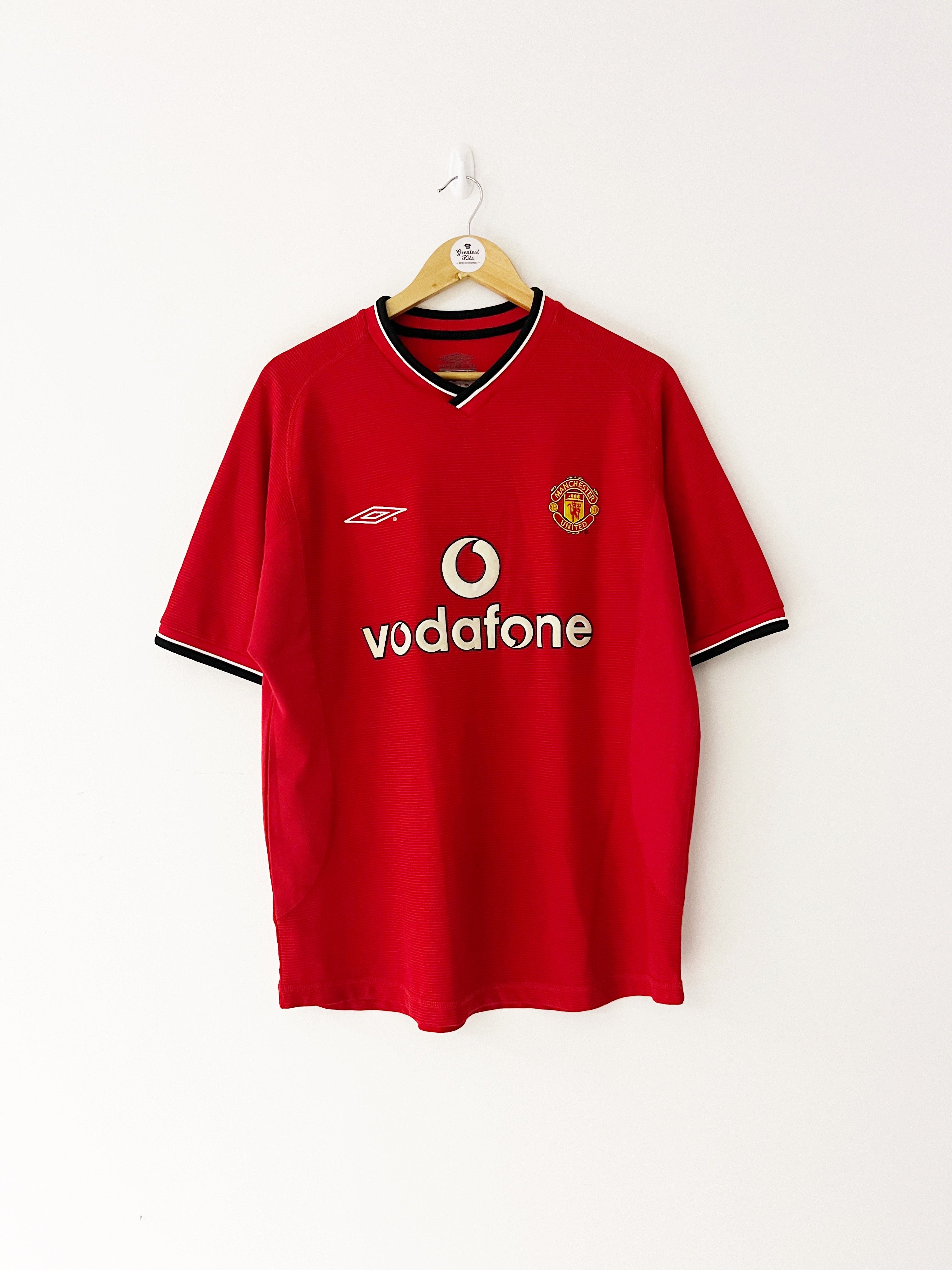 2000/02 Manchester Utd Home Shirt (M) 8/10