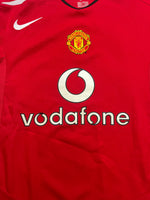 2004/06 Manchester United Home Shirt v.Nistelrooy #10 (L) 8.5/10