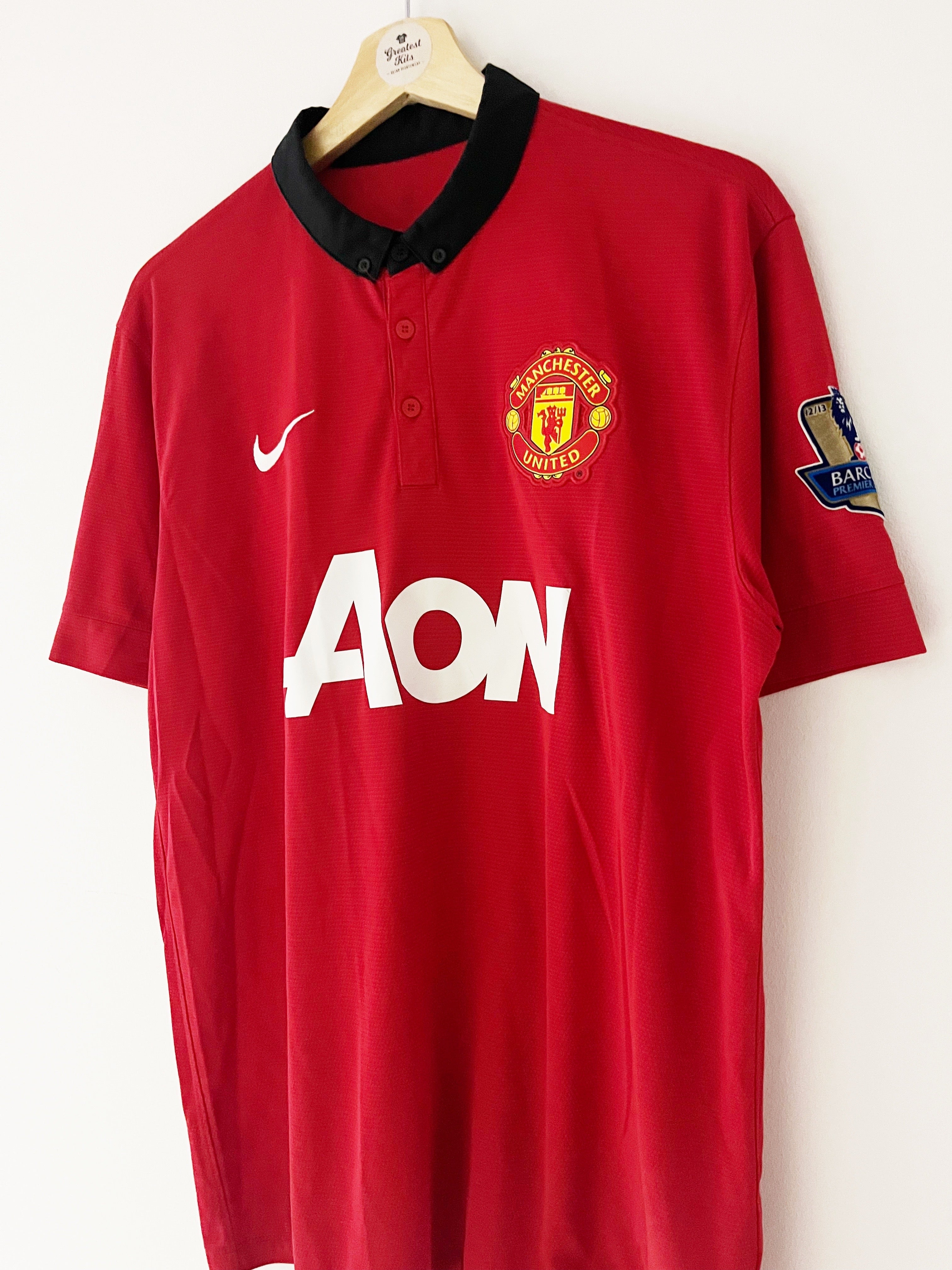 2013/14 Manchester United Home Shirt (L) 8.5/10