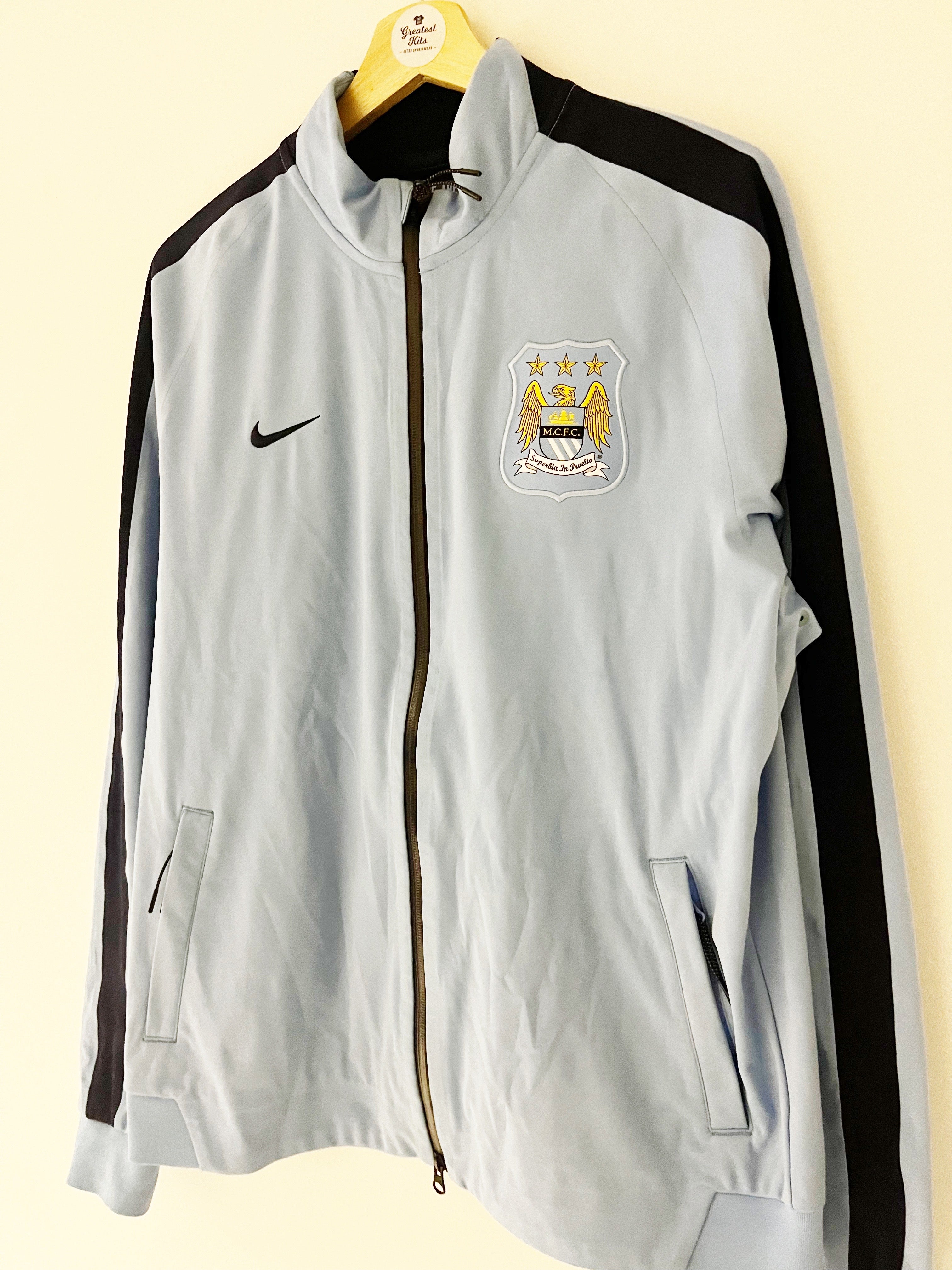 2013/14 Manchester City Training Jacket (L) 9/10