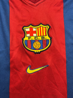 1998/00 Barcelona Home Shirt (M) 8/10