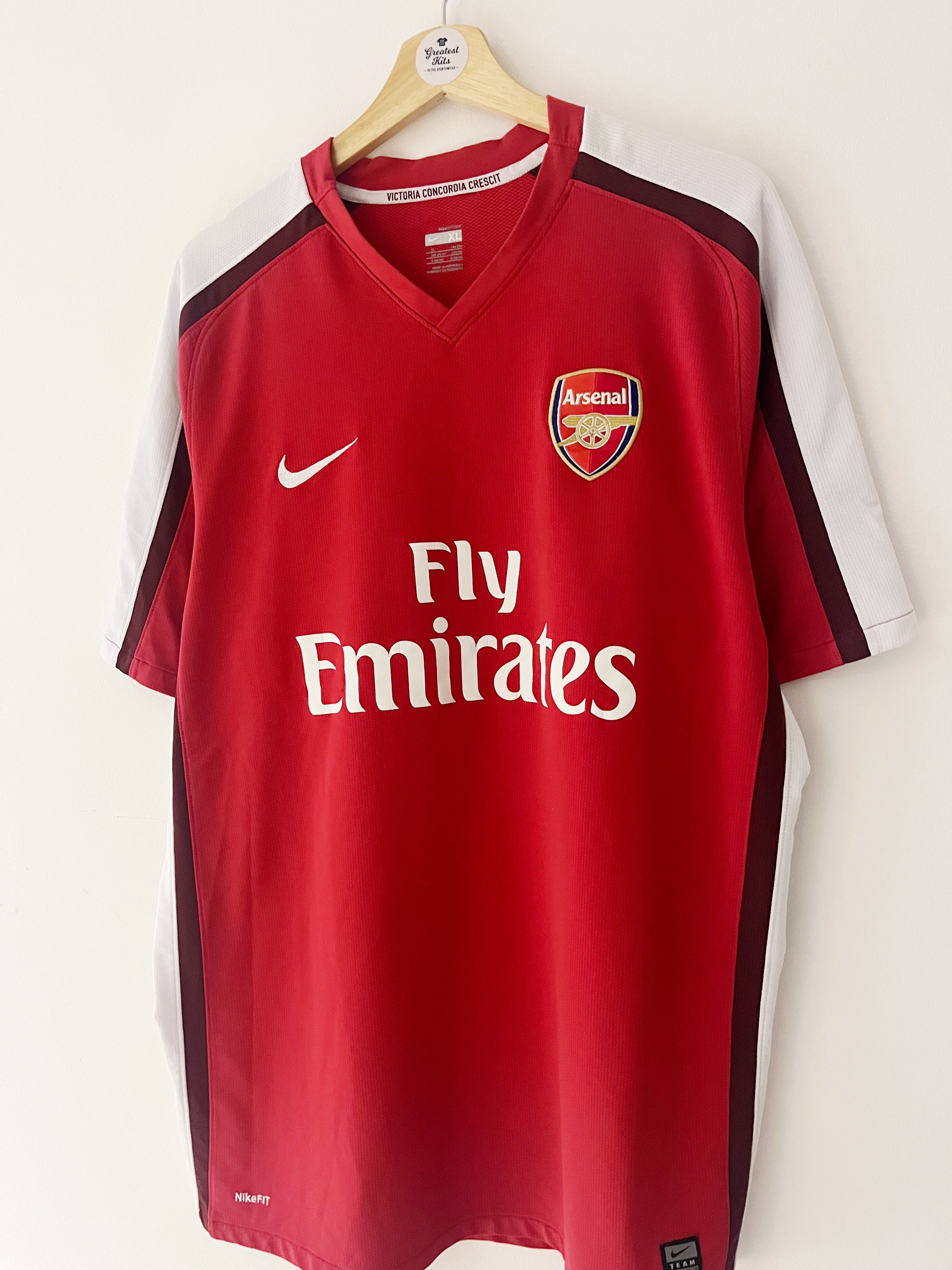 2008/10 Arsenal Home Shirt (XL) 9/10