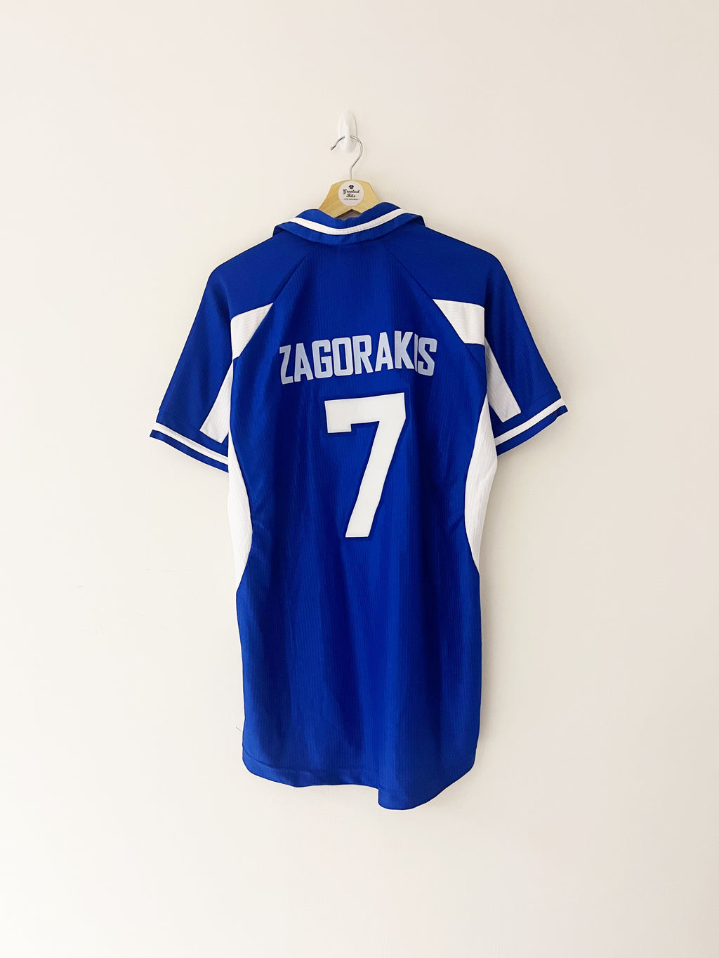 2002/03 Greece Home Shirt Zagorakis #7 (L) 8/10