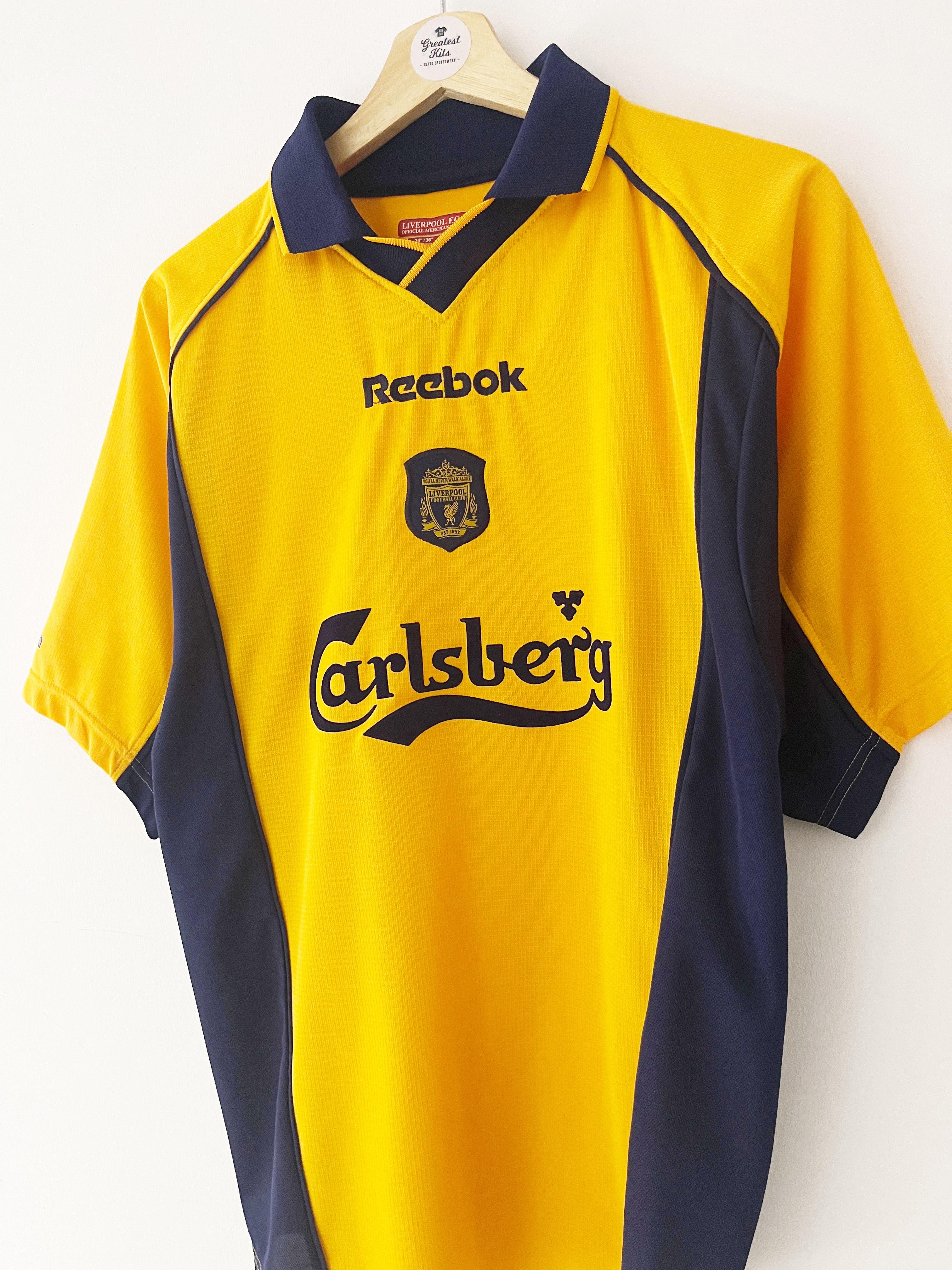 2000/02 Liverpool Away Shirt (S) 9/10