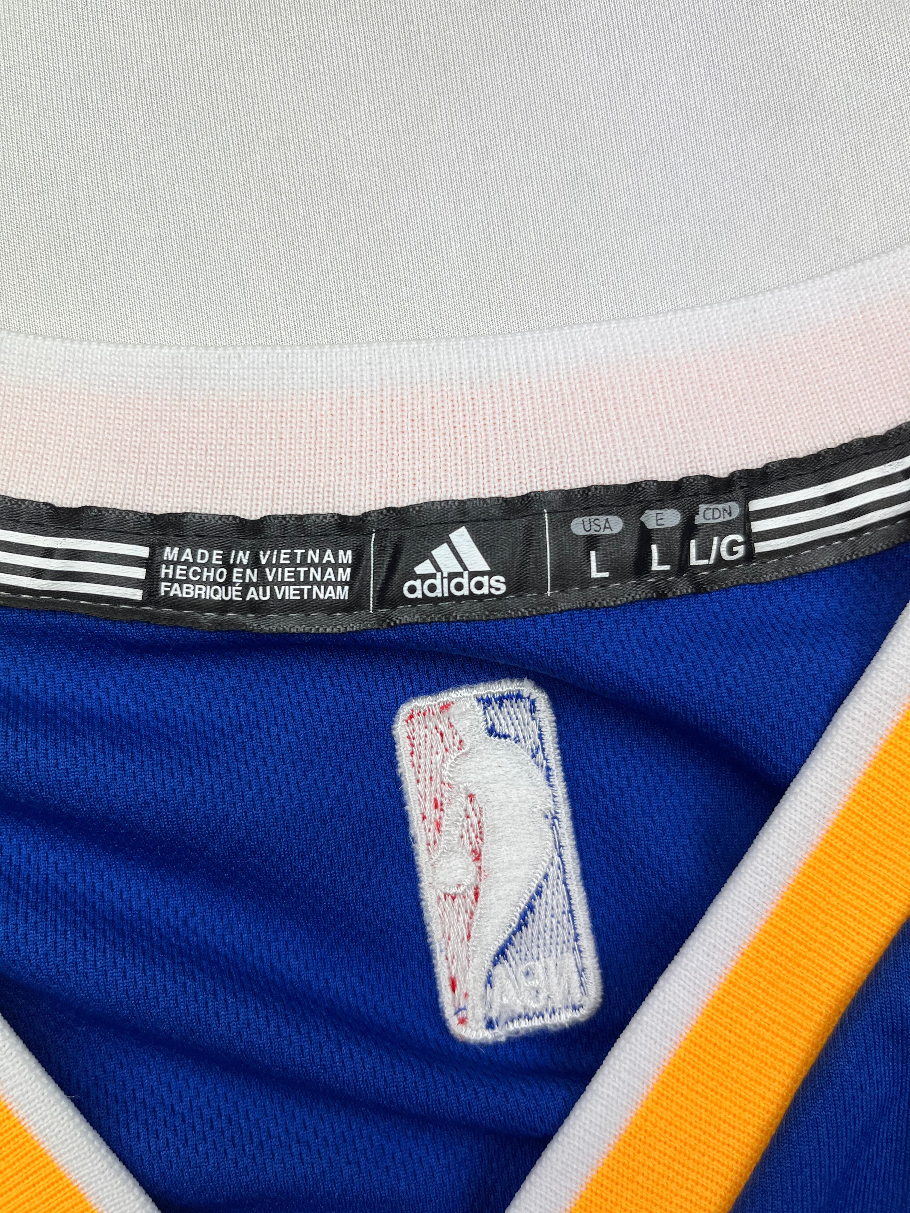 2016/17 Golden State Warriors Adidas Home Jersey Curry #30 (L) 9/10