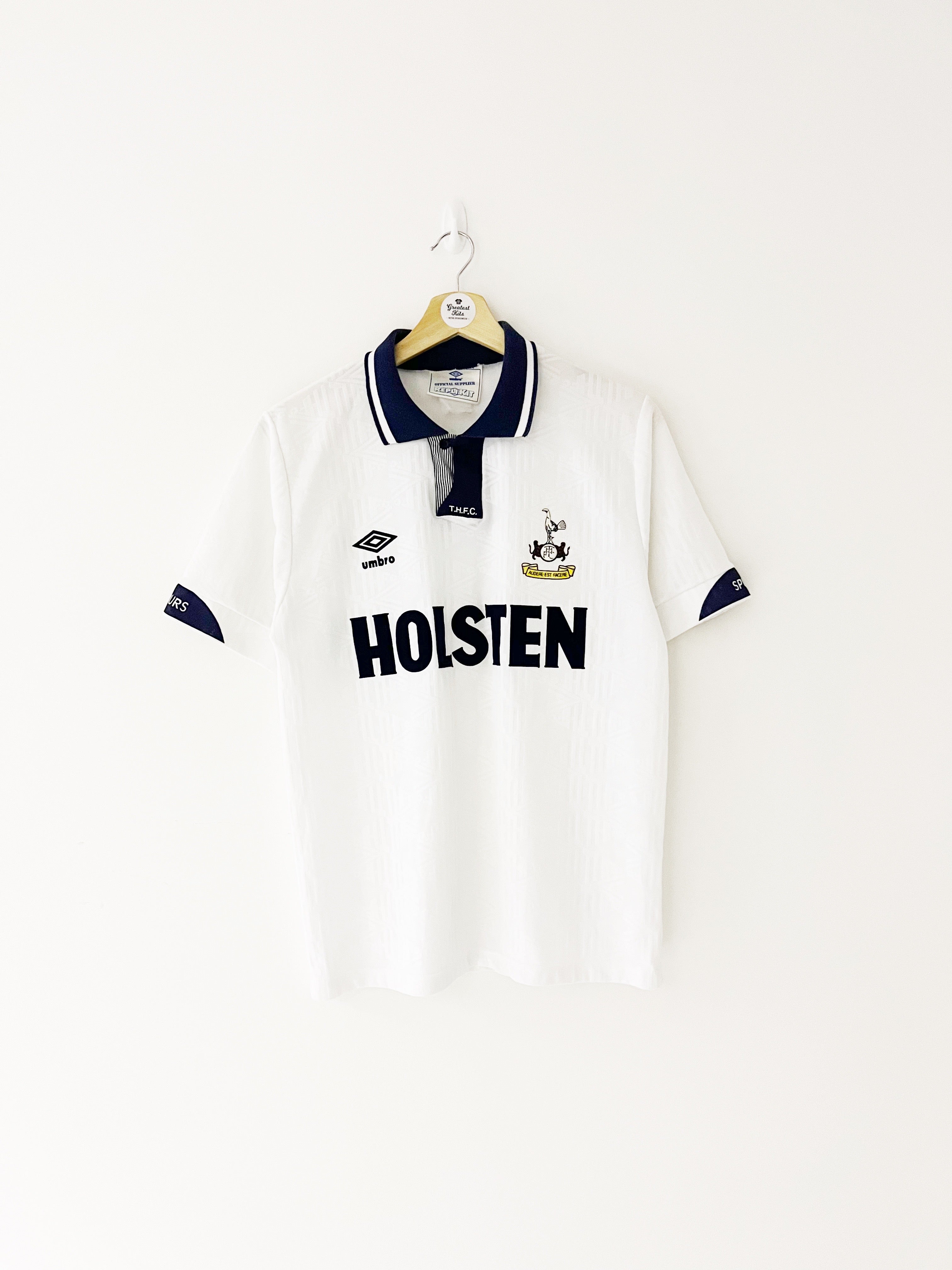 1991/93 Tottenham Hotspur Home Shirt (S) 9/10