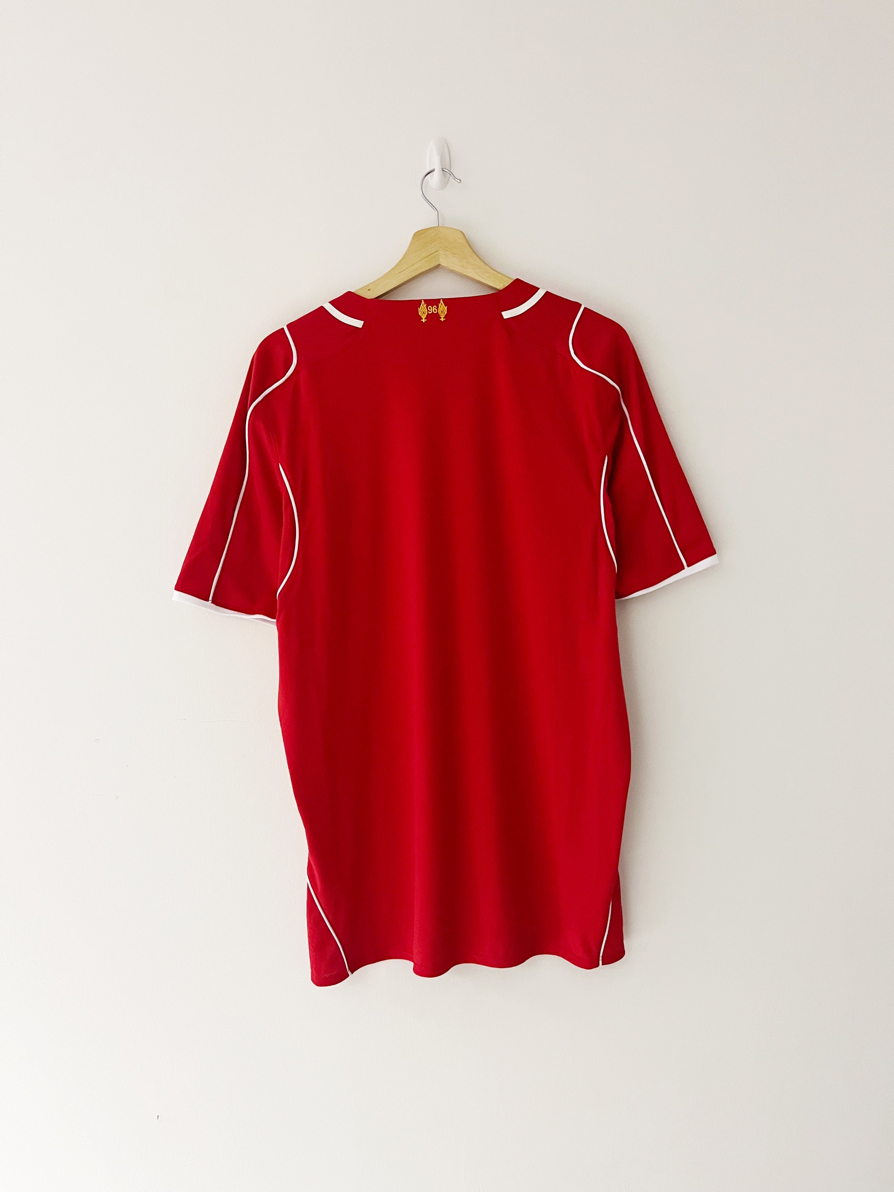 2014/15 Liverpool Home Shirt (L) 9/10