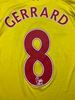 2014/15 Liverpool Away Shirt Gerrard #8 (XL) 9/10