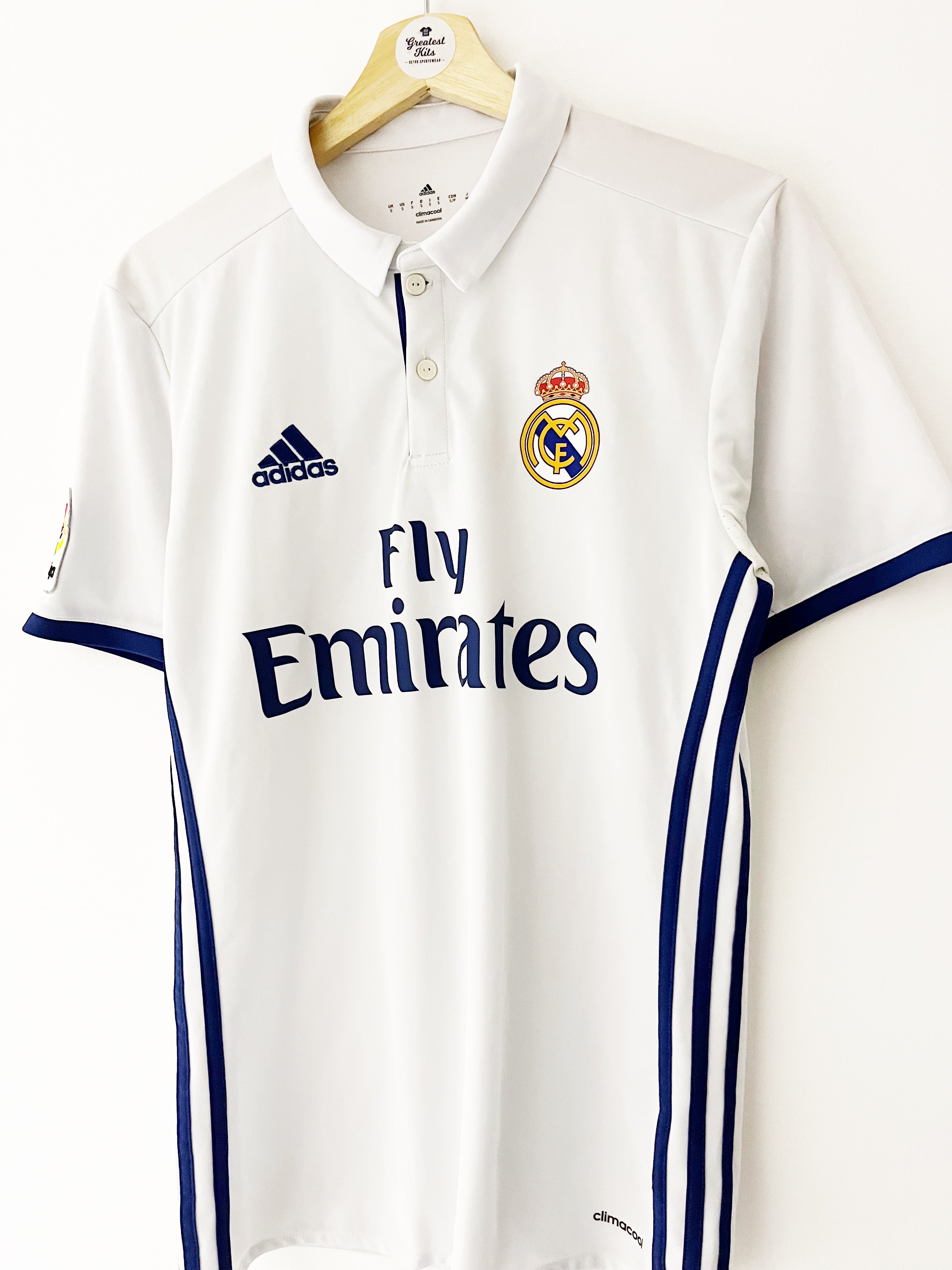 2016/17 Real Madrid Home Shirt (S) 9/10