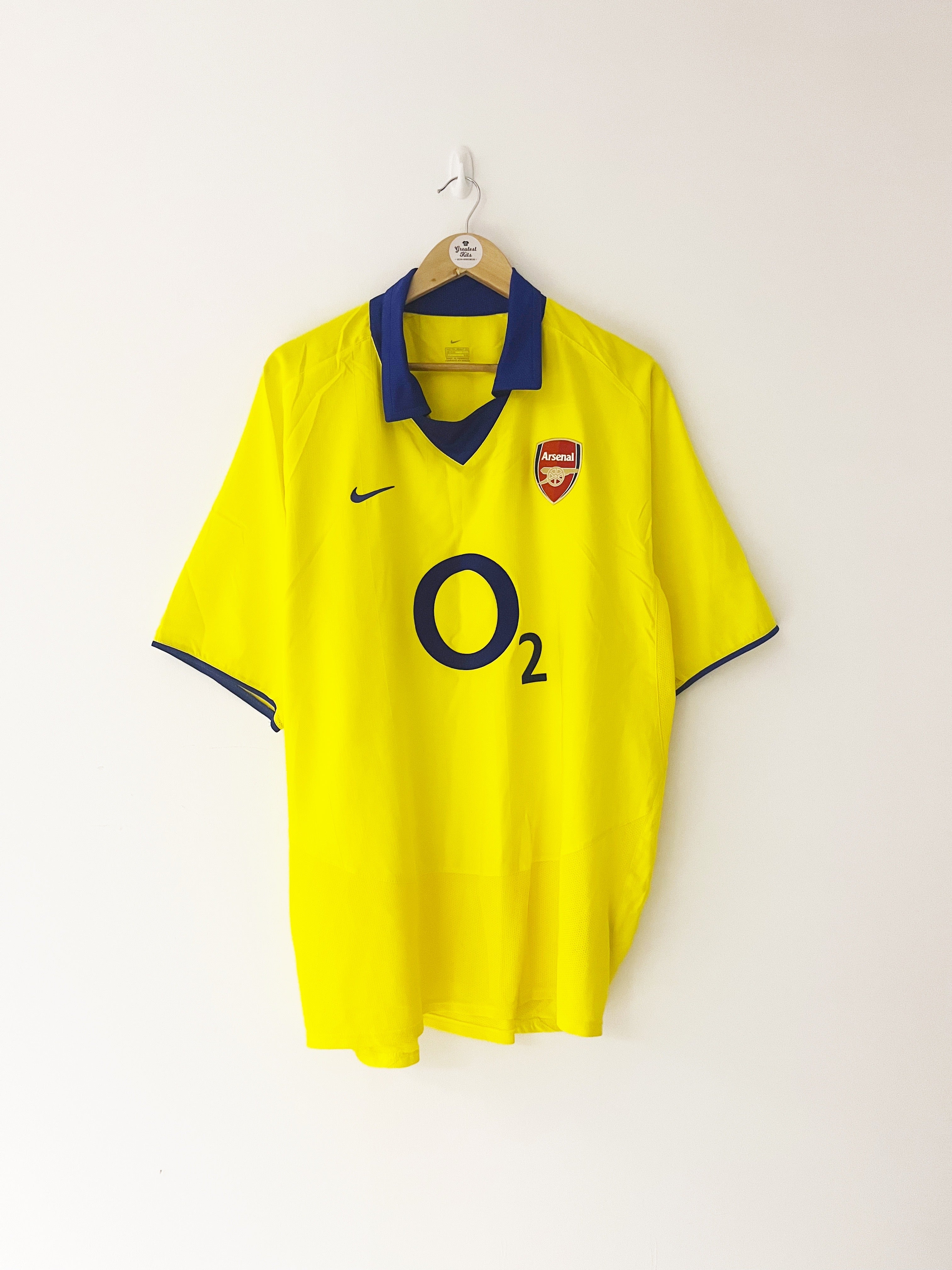 2003/05 Arsenal Away Shirt (XXL) 9/10