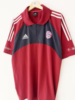 2001/02 Bayern Munich 1/4 Zip Training Shirt (L) 7.5/10