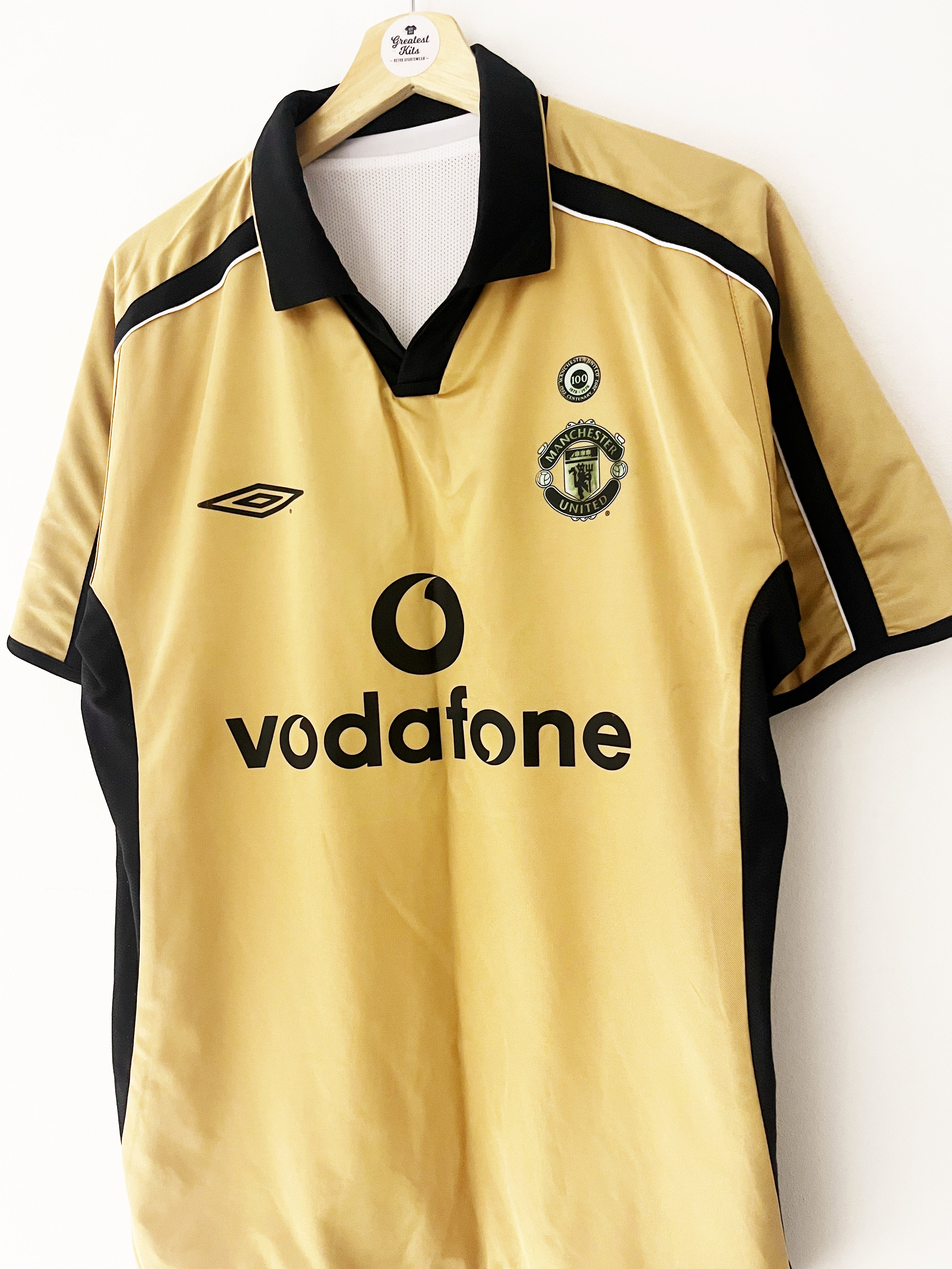 2001/02 Manchester United *Centenary* Away/Third Shirt (M) 8.5/10