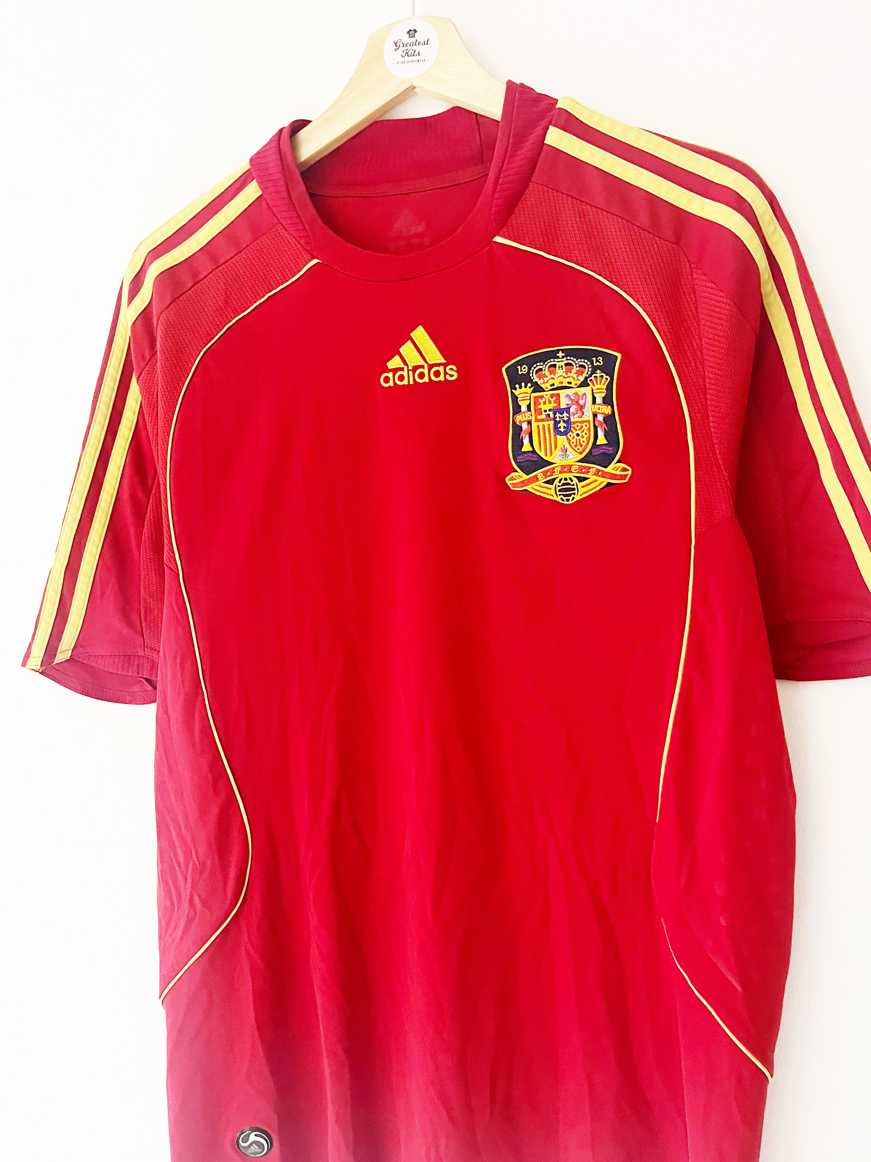 2007/09 Spain Home Shirt (M) 9/10