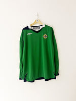 2006/08 Northern Ireland Home L/S Shirt (XXL) 9/10