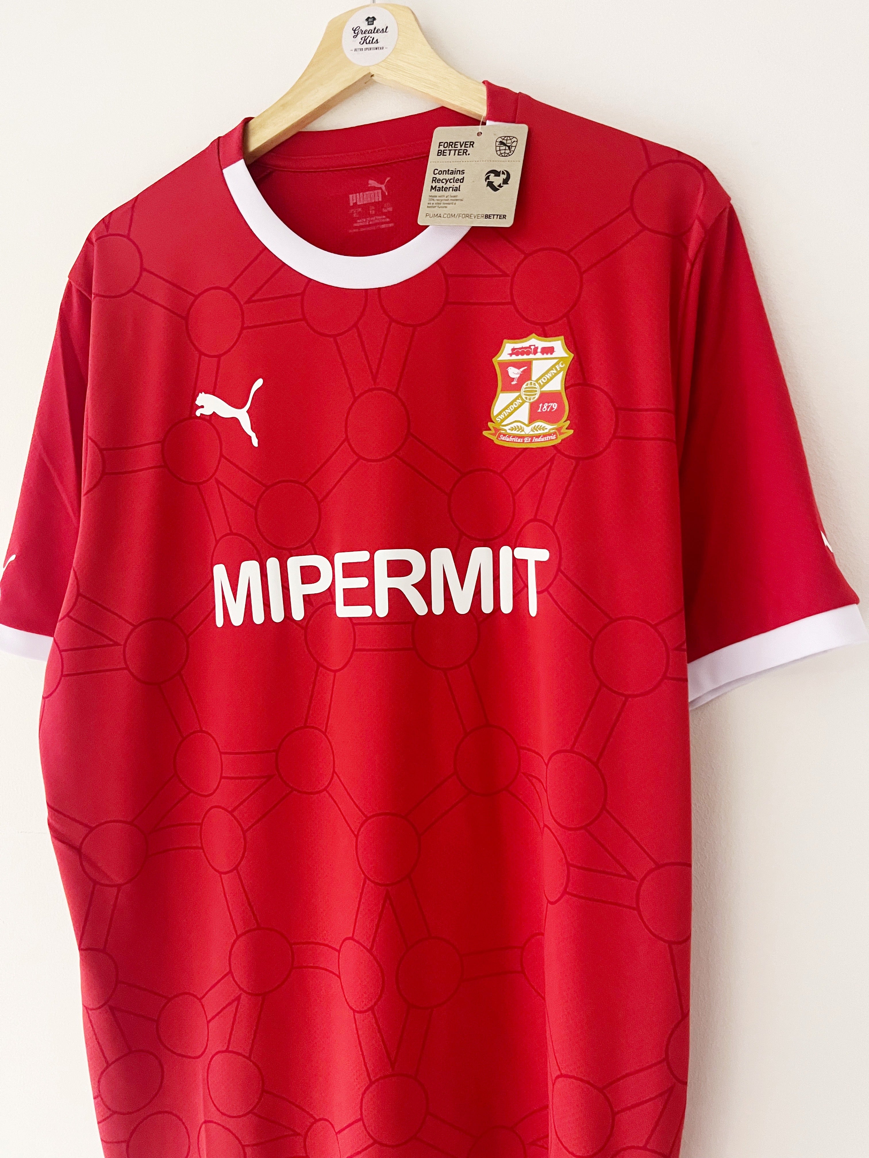 2023/24 Swindon Town Home Shirt (XL) BNWT