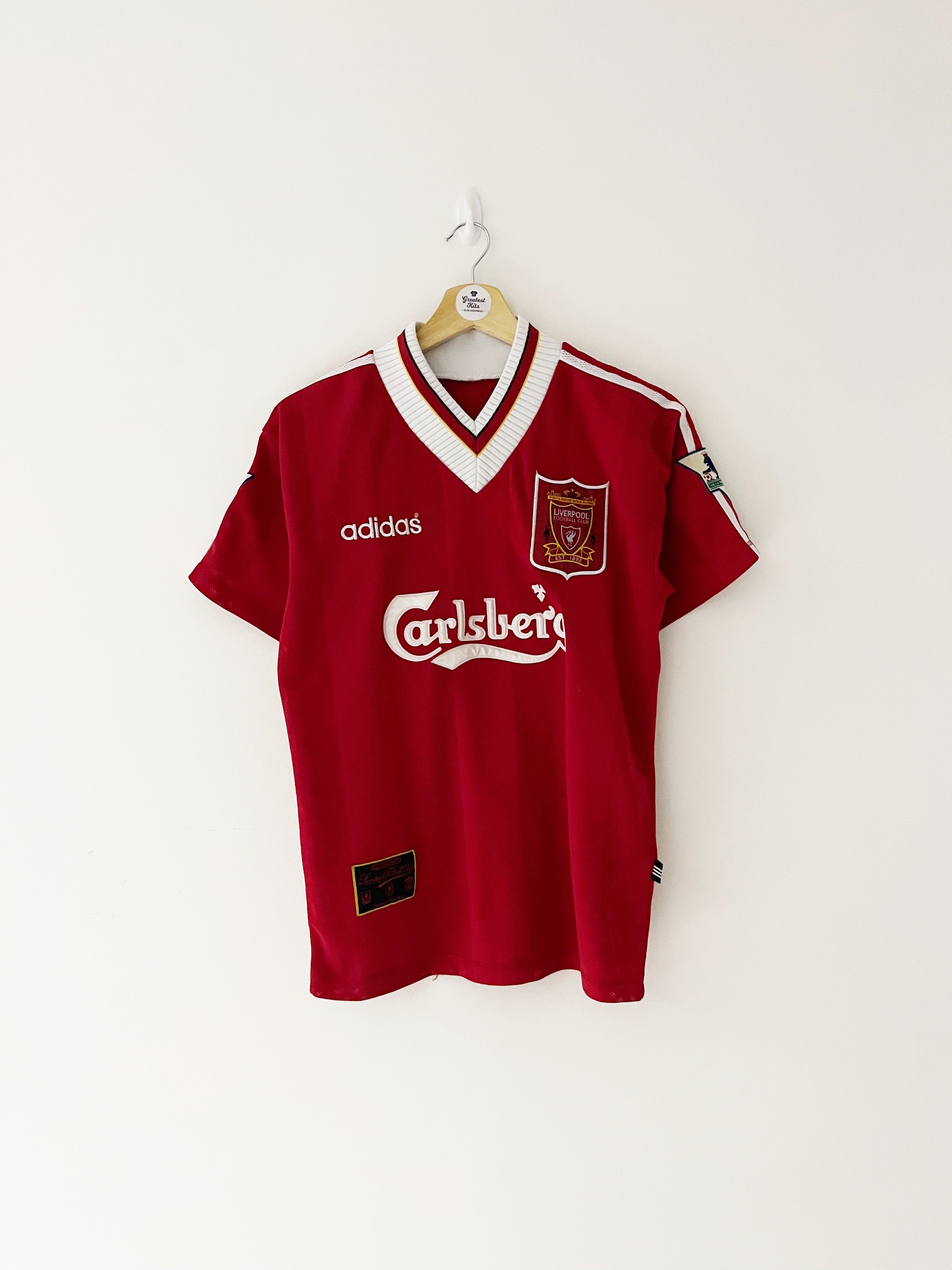 1995/96 Liverpool Home Shirt (S) 9.5/10