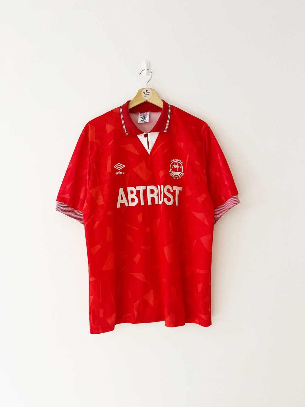 1990/92 Aberdeen Home Shirt (L) 8.5/10