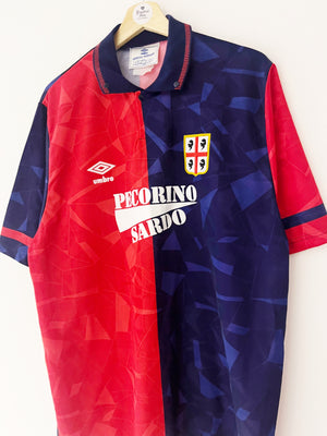 1992/93 Cagliari Home Shirt (XL) 9/10