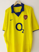 2003/05 Arsenal Away Shirt (XL) 9/10