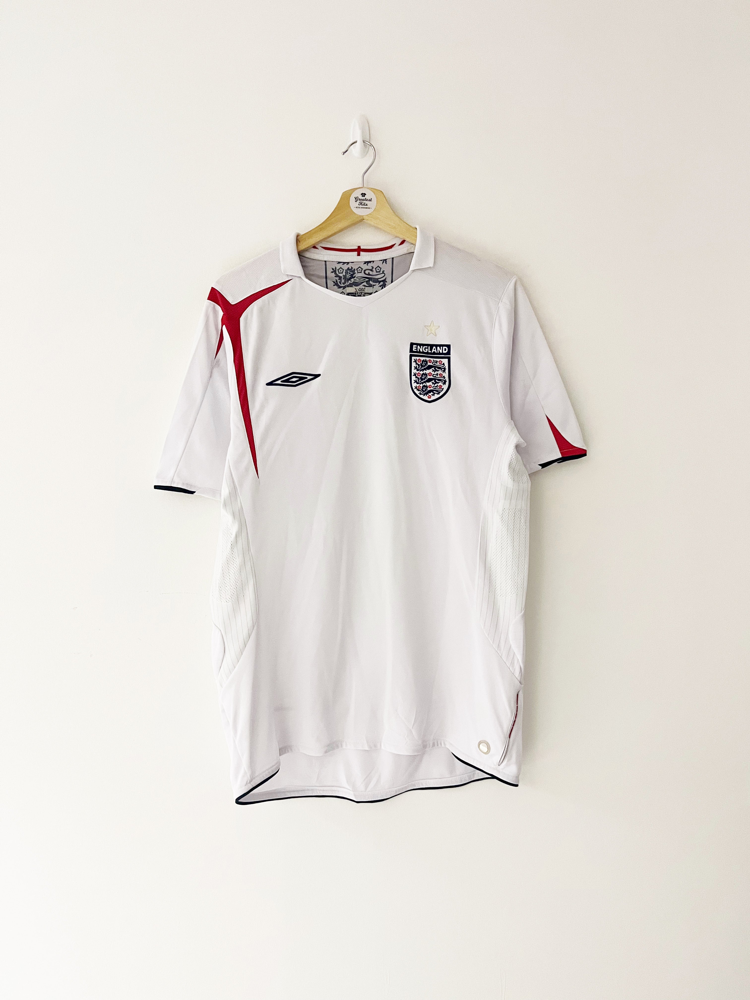 2005/07 England Home Shirt (M) 7.5/10