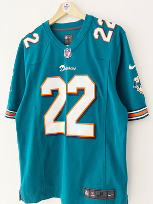 Miami Dolphins Nike Home Jersey Bush #22 (S) 9/10