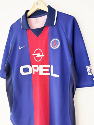 2000/01 Paris Saint-Germain Home Shirt (L) 9/10