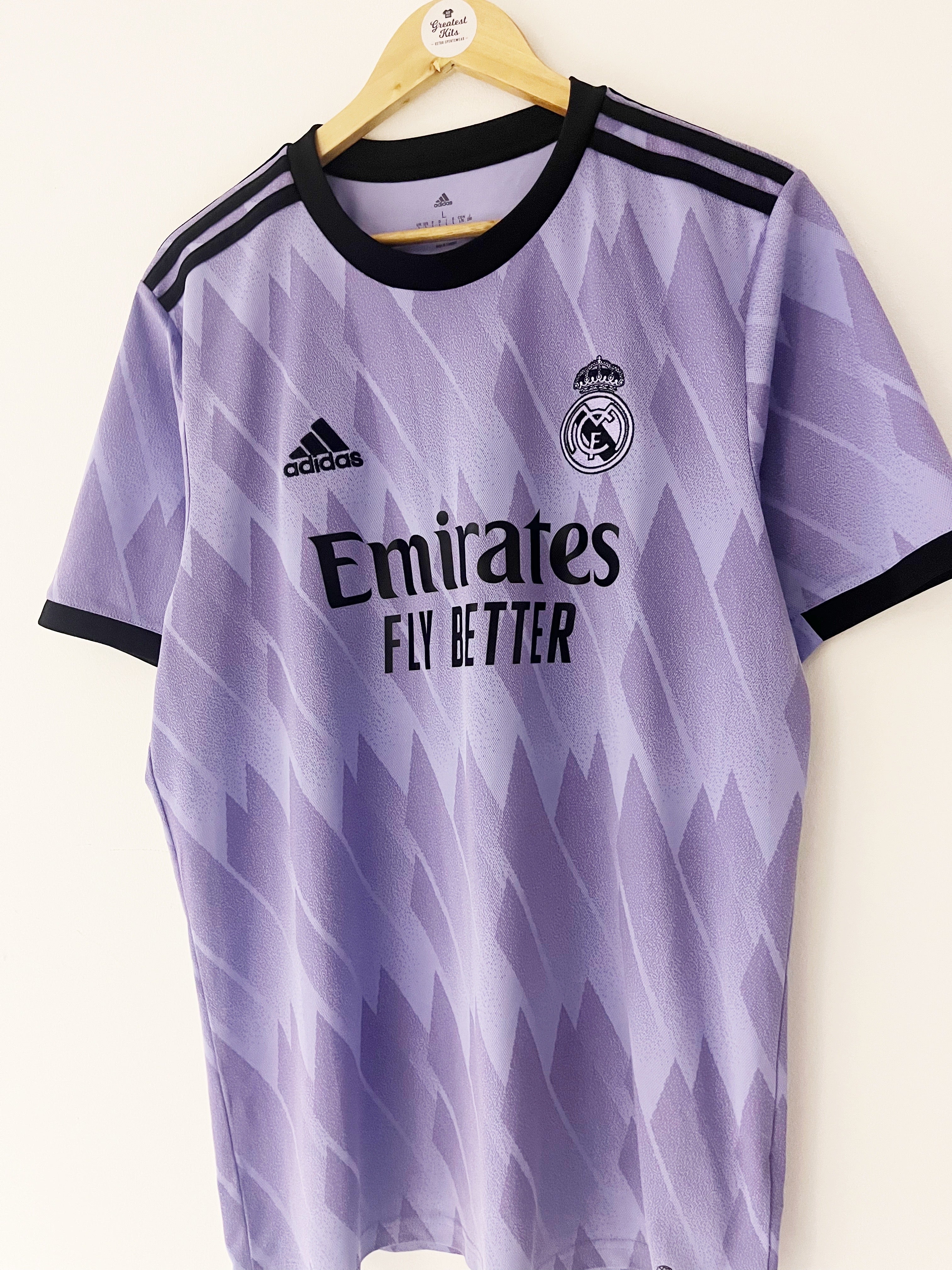 2022/23 Real Madrid Away Shirt Vini Jr. #20 (L) 9.5/10