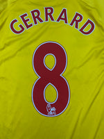 2014/15 Liverpool Away Shirt Gerrard #8 (L) 9/10