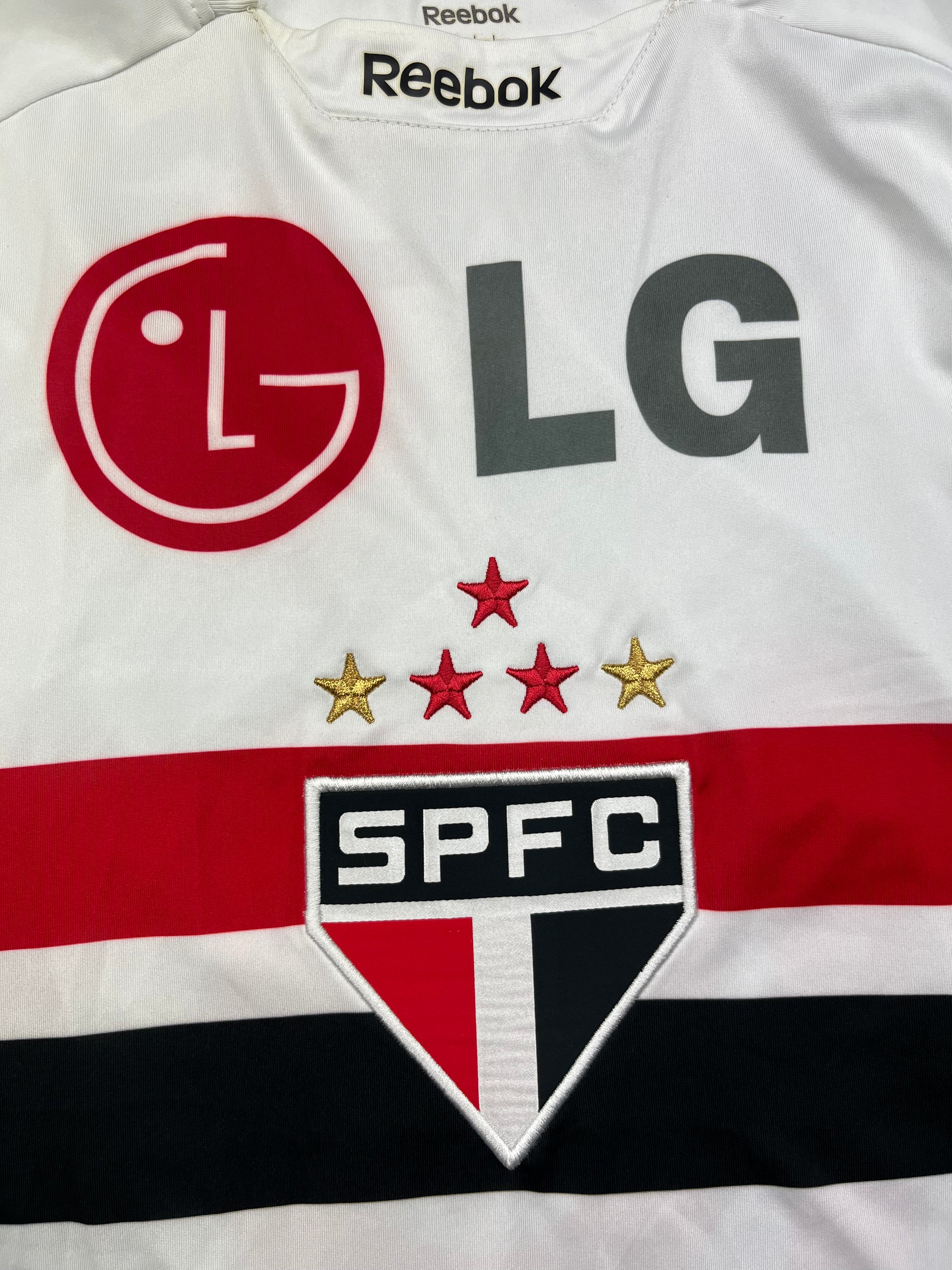 2009 Sao Paulo L/S Home Shirt #10 (M) 9/10