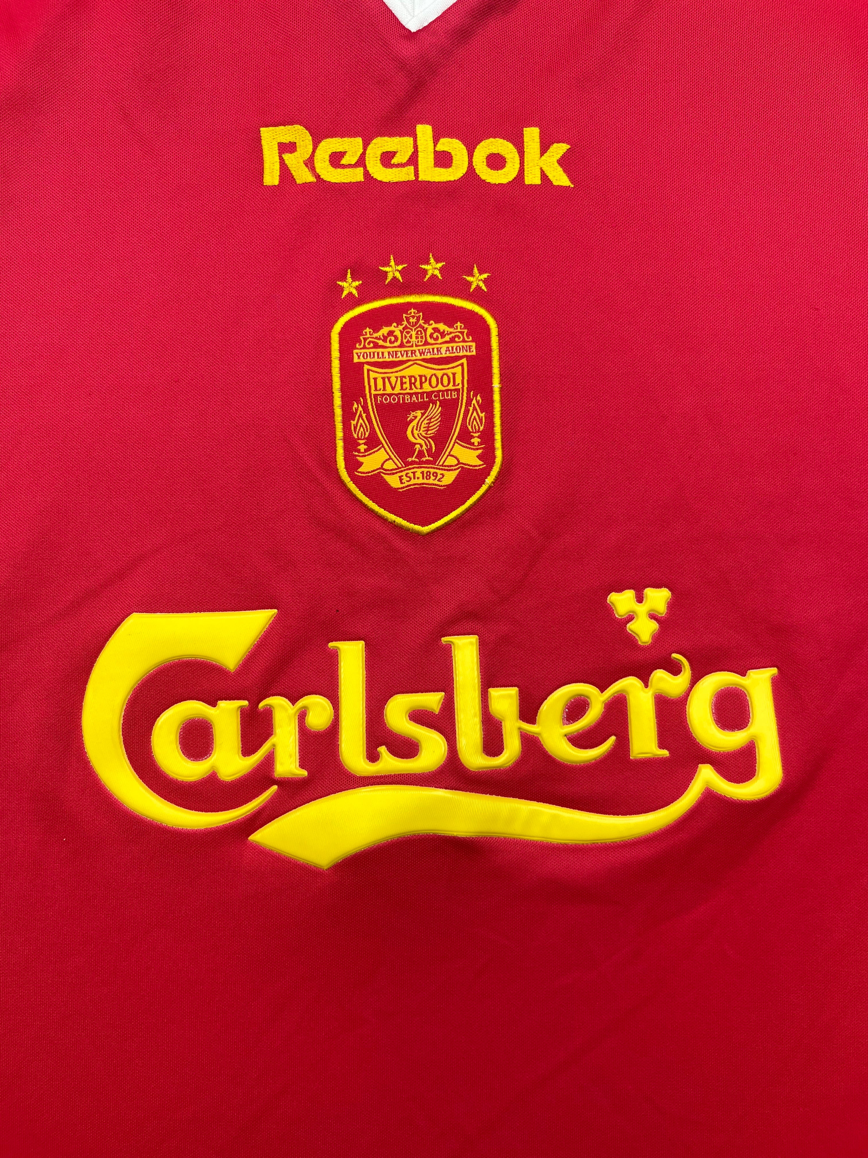 2001/03 Liverpool European Home Shirt (L) 8.5/10