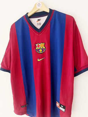 1998/00 Barcelona Home Shirt (M) 8/10