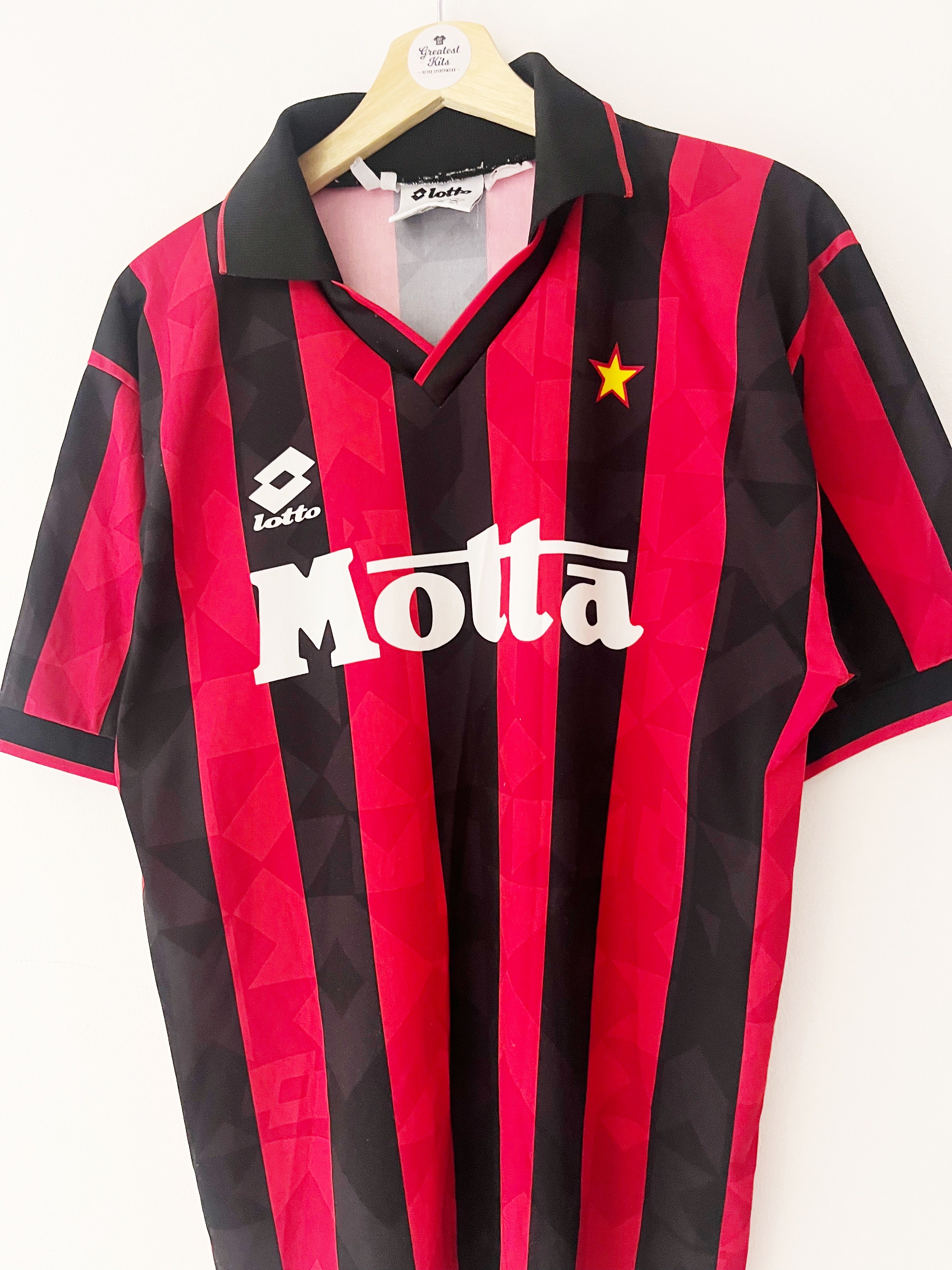 1993/94 AC Milan Home Shirt (L) 9/10