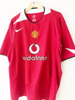 2004/06 Manchester United Home Shirt (XL) 9/10