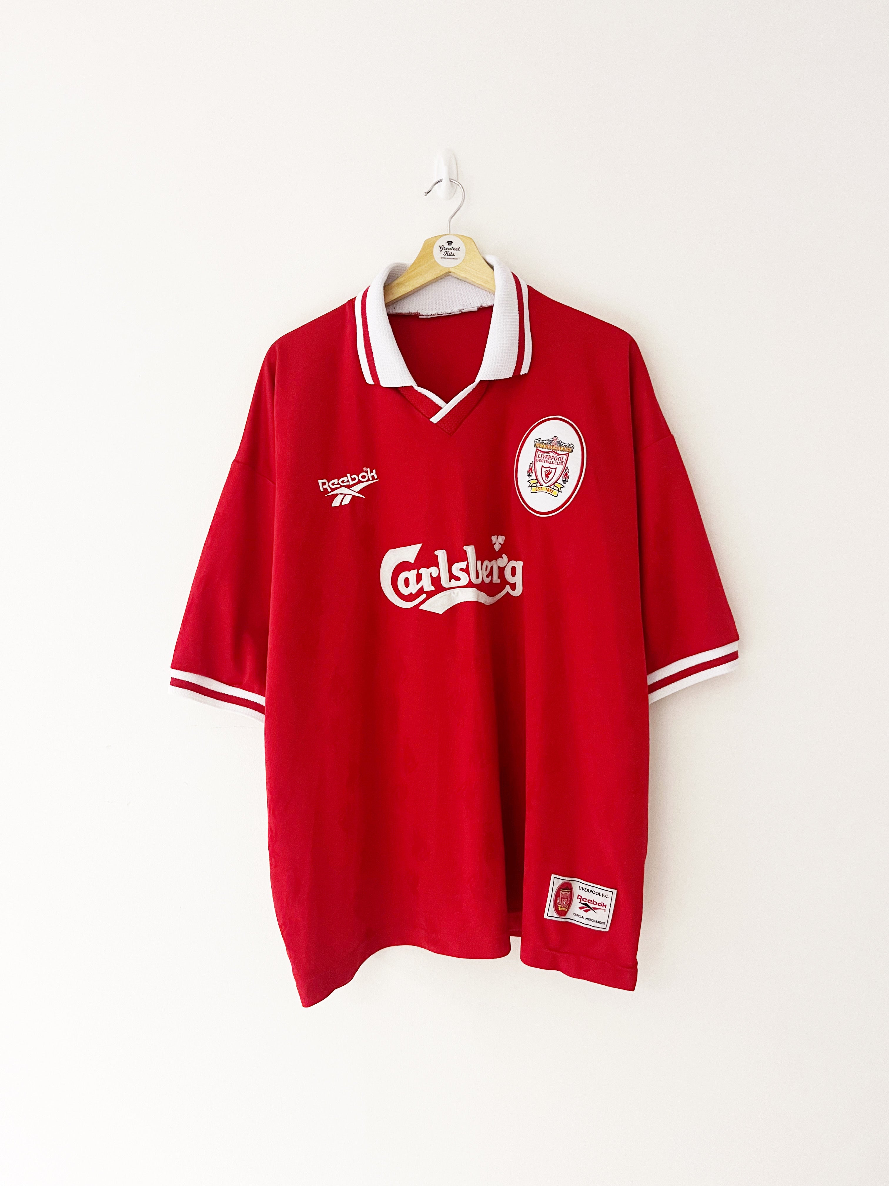 1996/98 Liverpool Home Shirt (XXL) 8.5/10