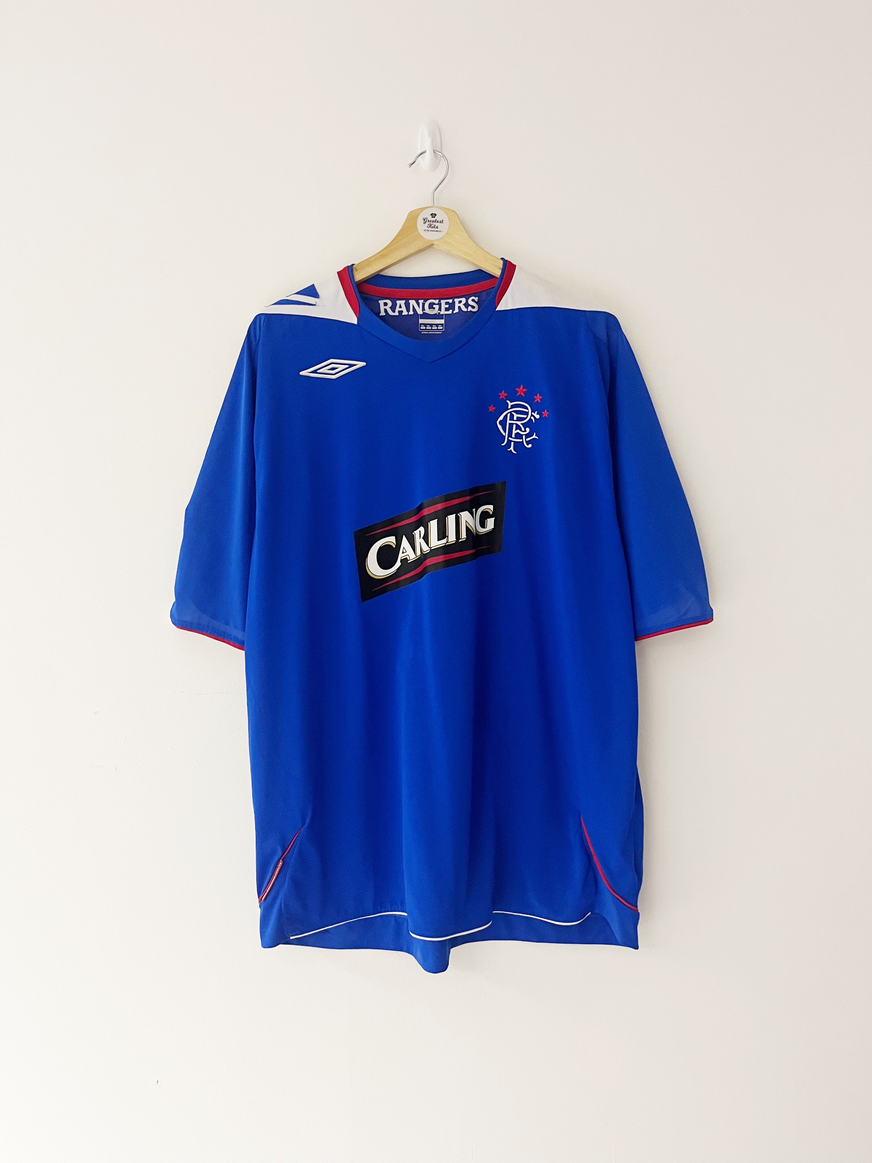 2006/07 Rangers Home Shirt (XXL) 9/10