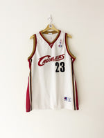 2003/10 Cleveland Cavaliers Champion Home Jersey James #23 (XL) 9/10