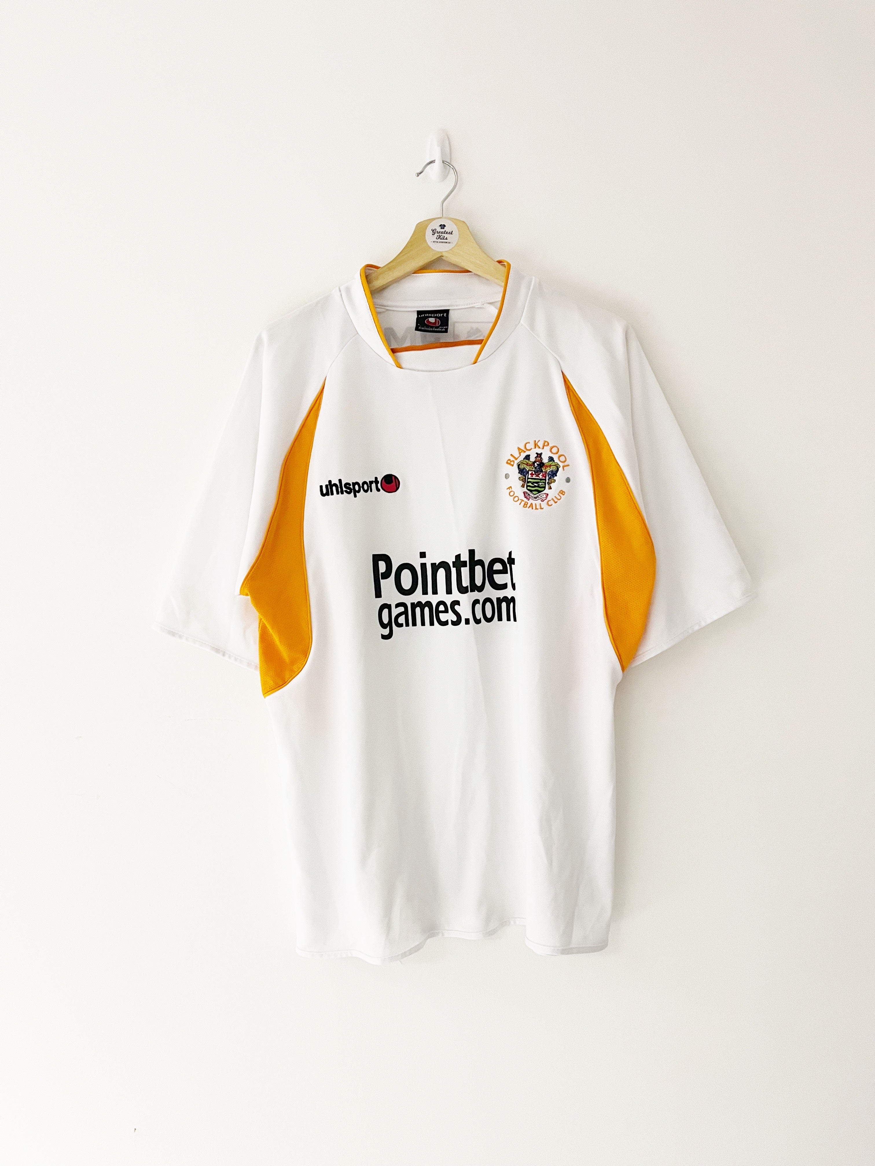 2006/07 Blackpool Away Shirt (L) 9/10