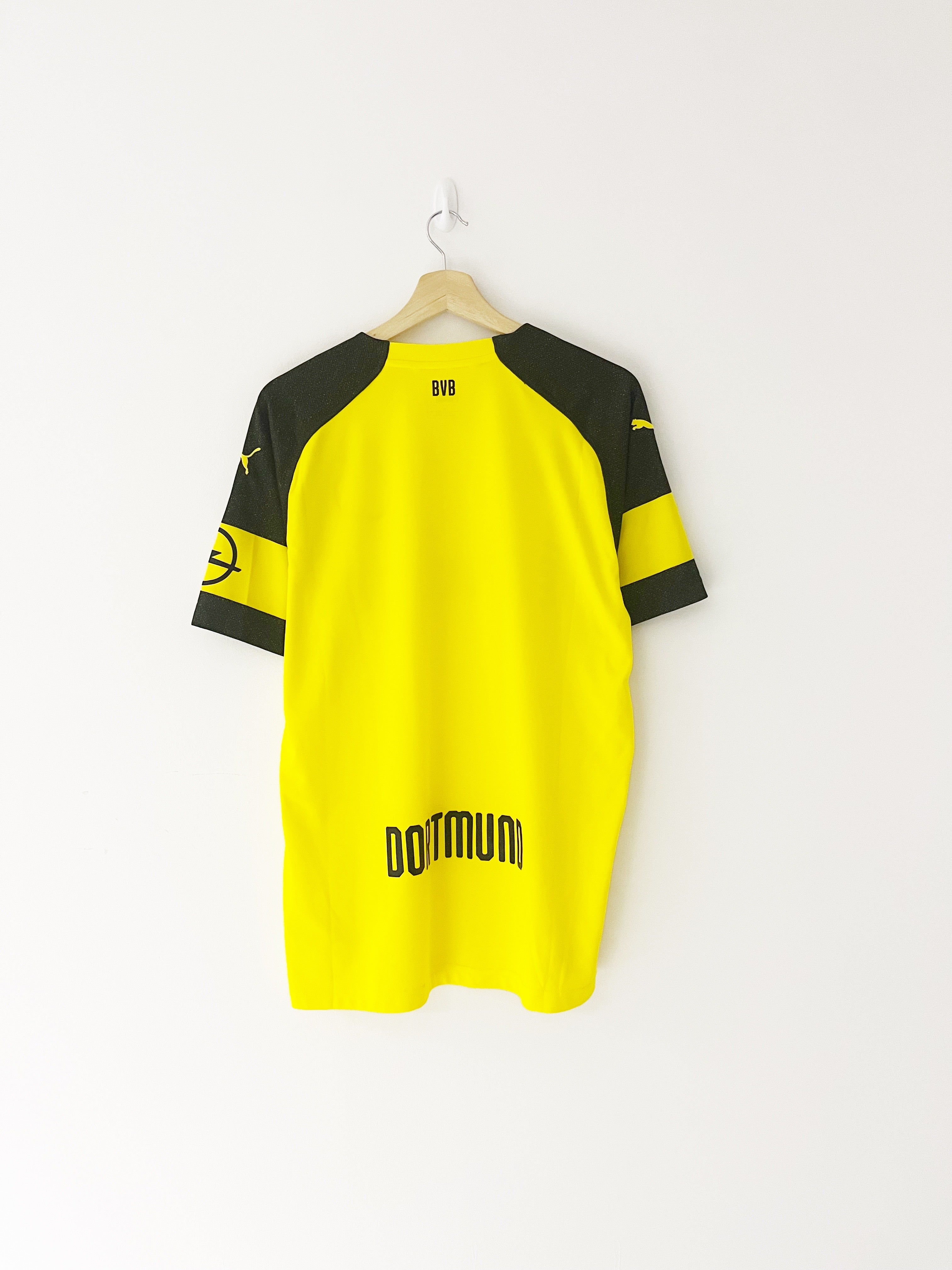 2018/19 Borussia Dortmund Home Shirt (L) 9/10