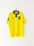 1991/93 Brazil Home Shirt (XL) 9/10