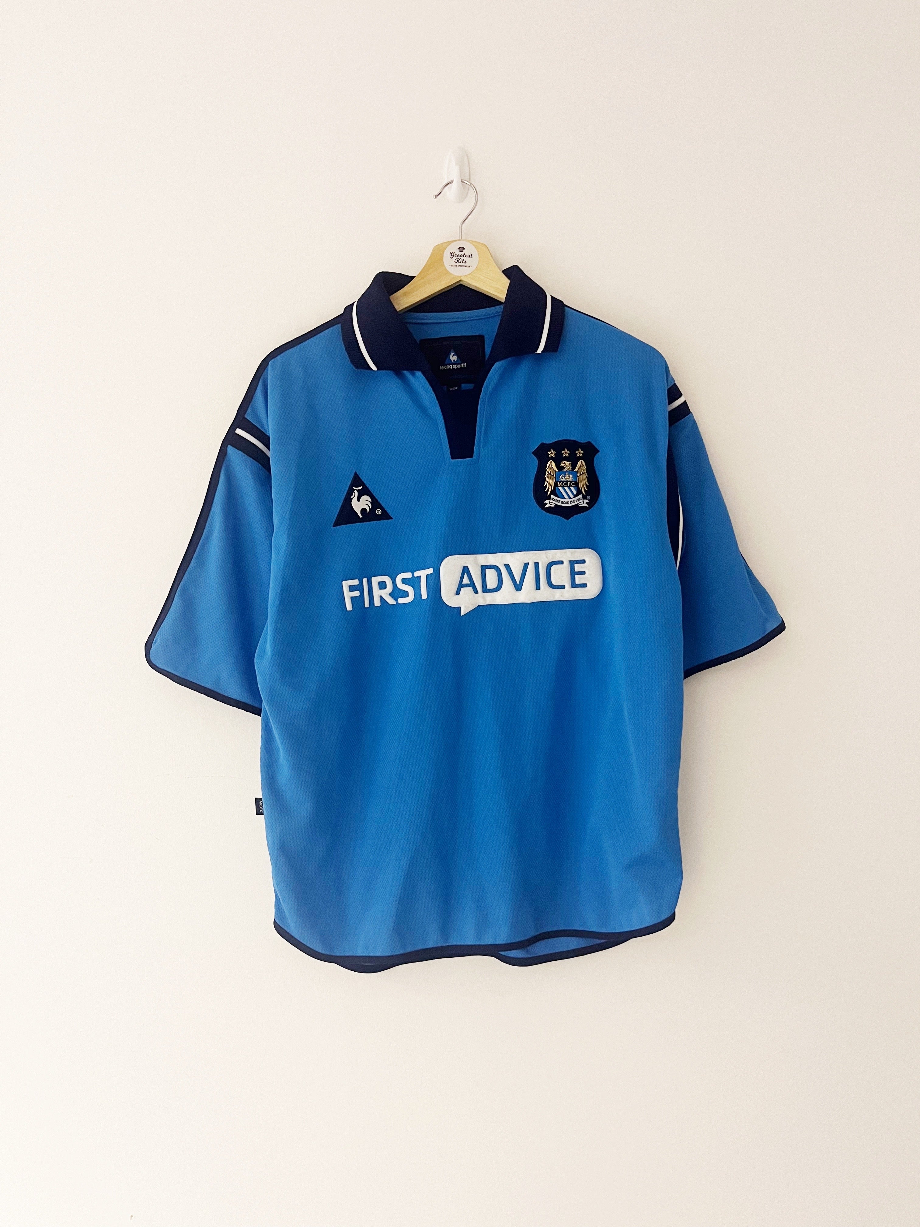 2002/03 Manchester City Home Shirt (S) 8.5/10
