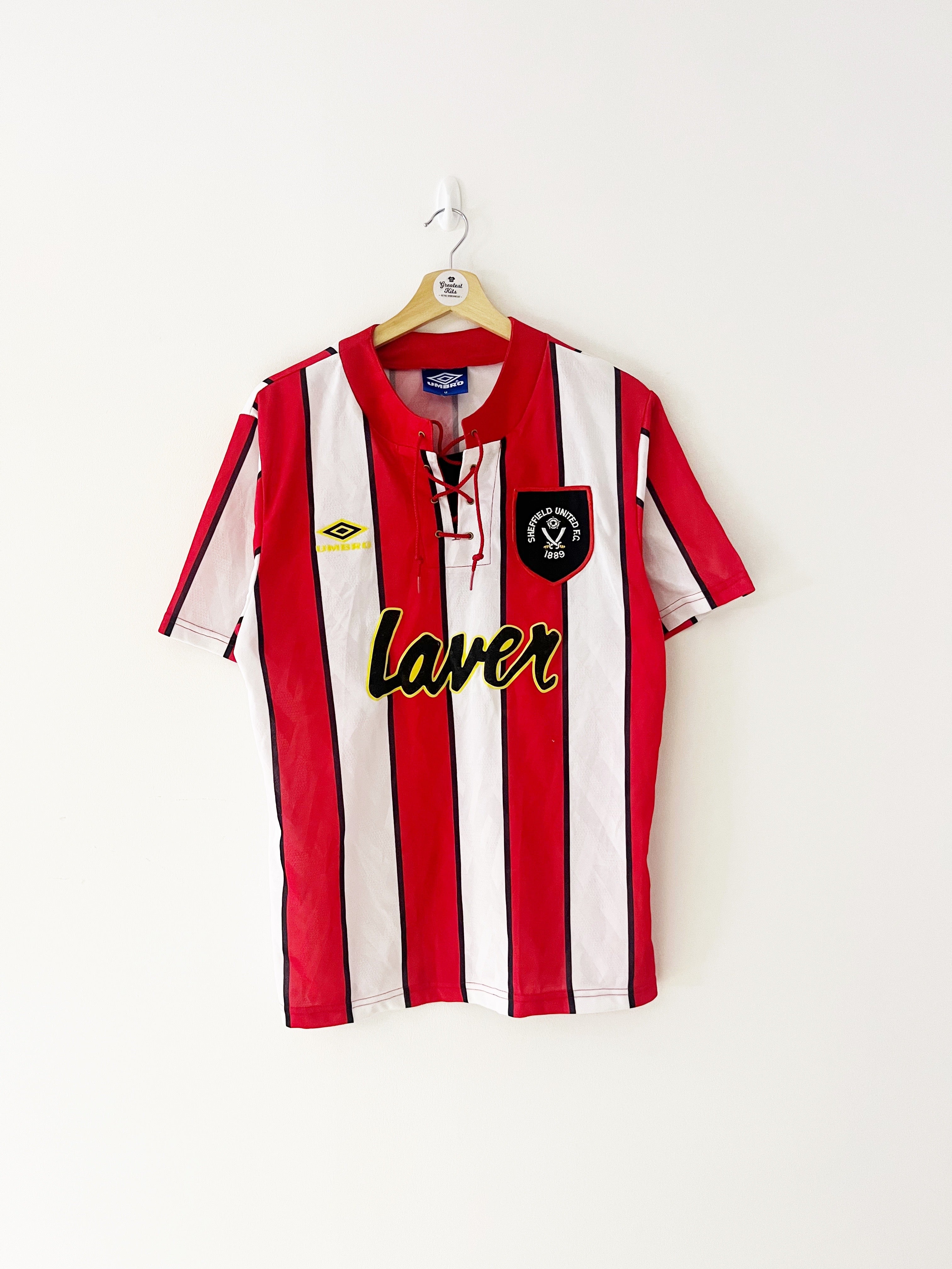 1992/94 Sheffield United Home Shirt (M) 8.5/10