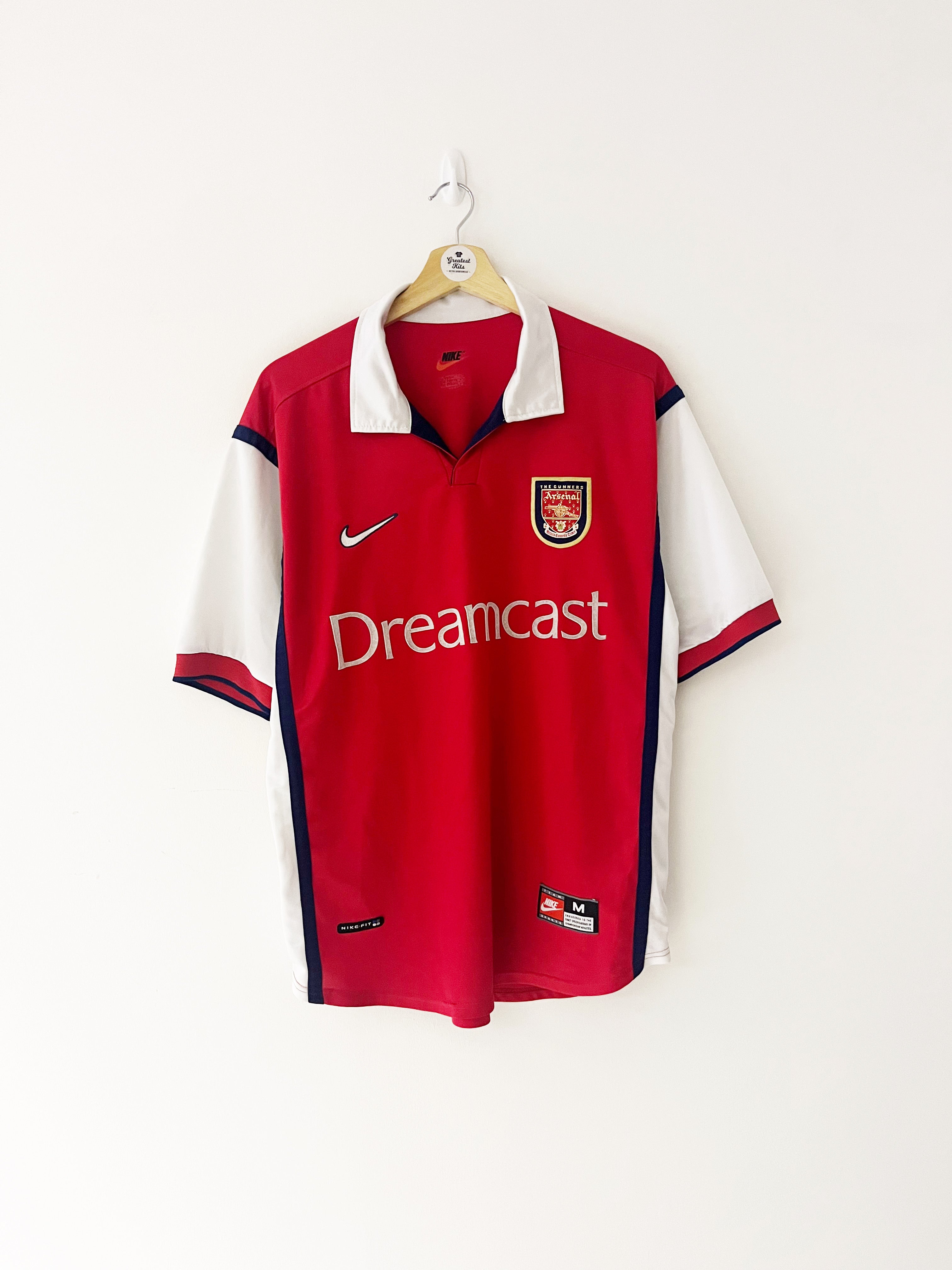 1999/00 Arsenal Home Shirt (M) 8/10