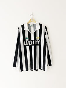 1991/92 Juventus L/S Home Shirt (L) 8/10