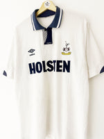 1991/93 Tottenham Hotspur Home Shirt (XL) 8/10