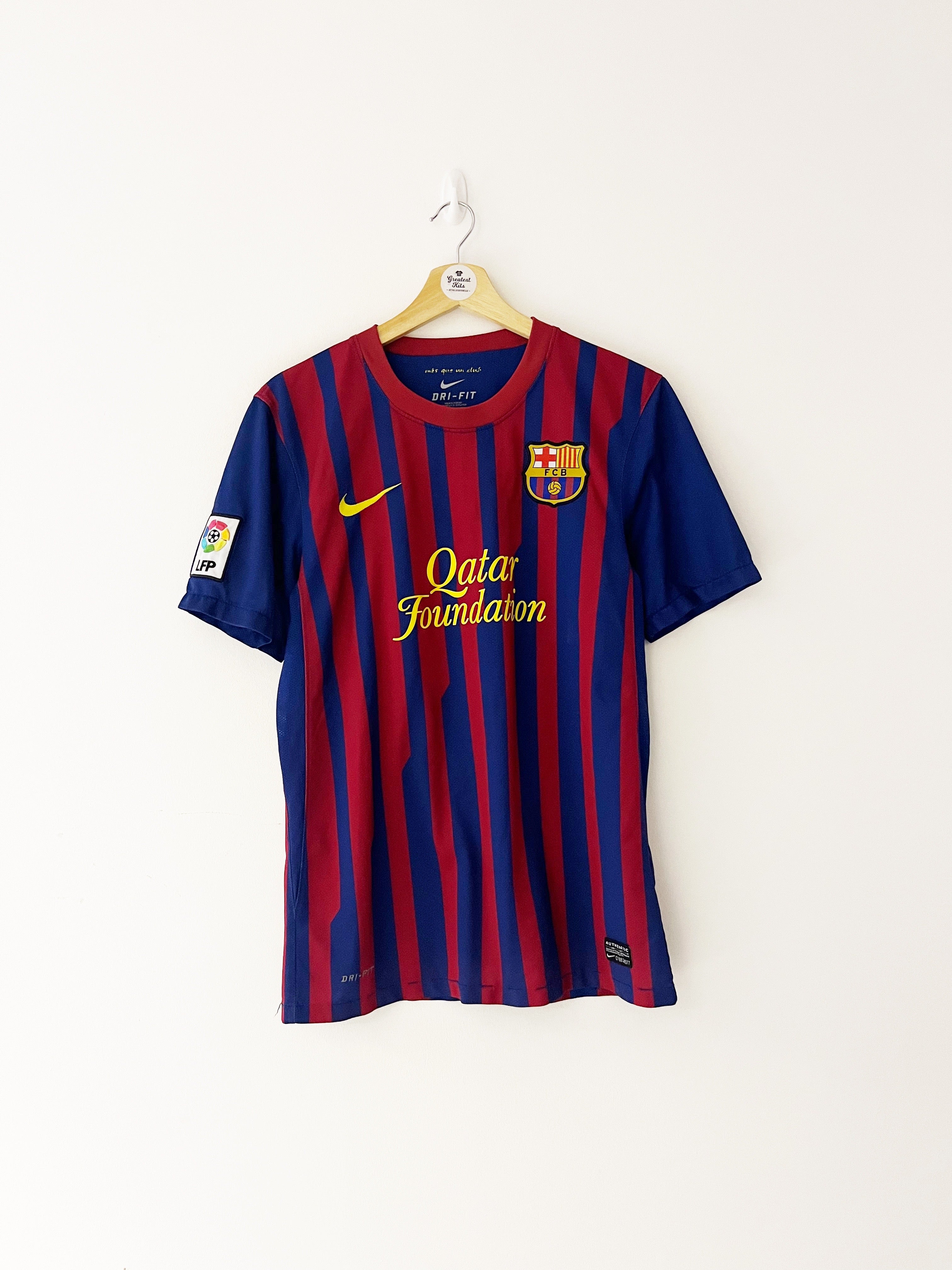 2011/12 Barcelona Home Shirt (S) 9/10