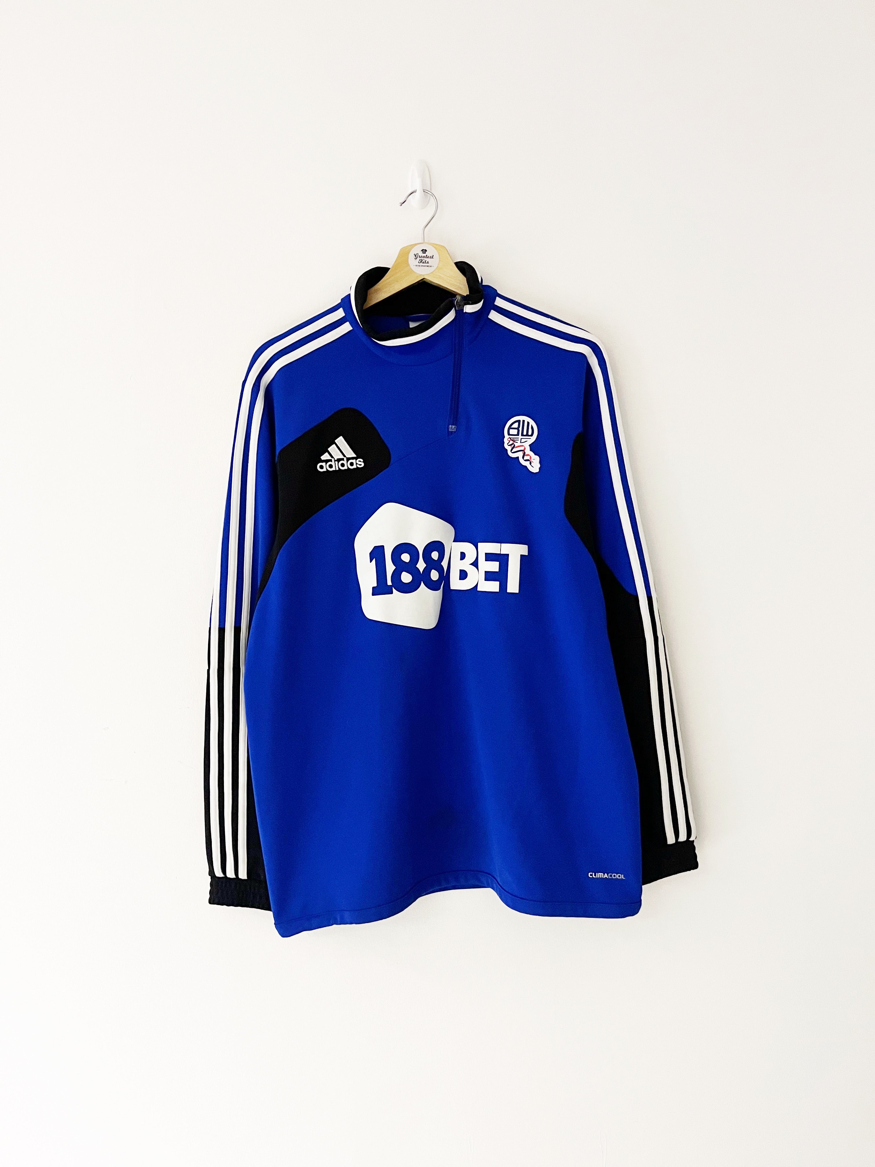 2012/13 Bolton 1/4 Zip Training Top (L) 8.5/10