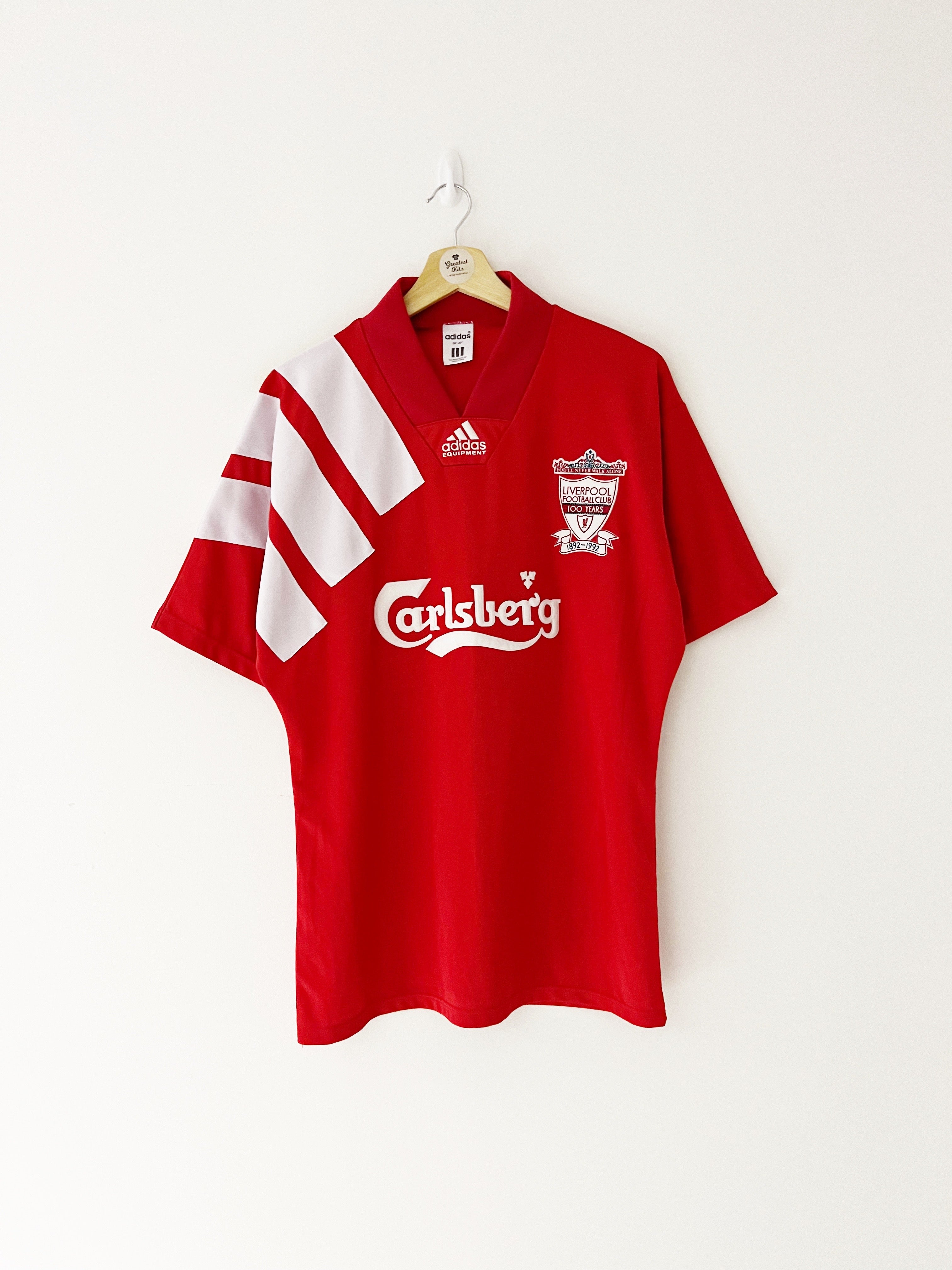 1992/93 Liverpool Centenary Home Shirt (M) 9.5/10